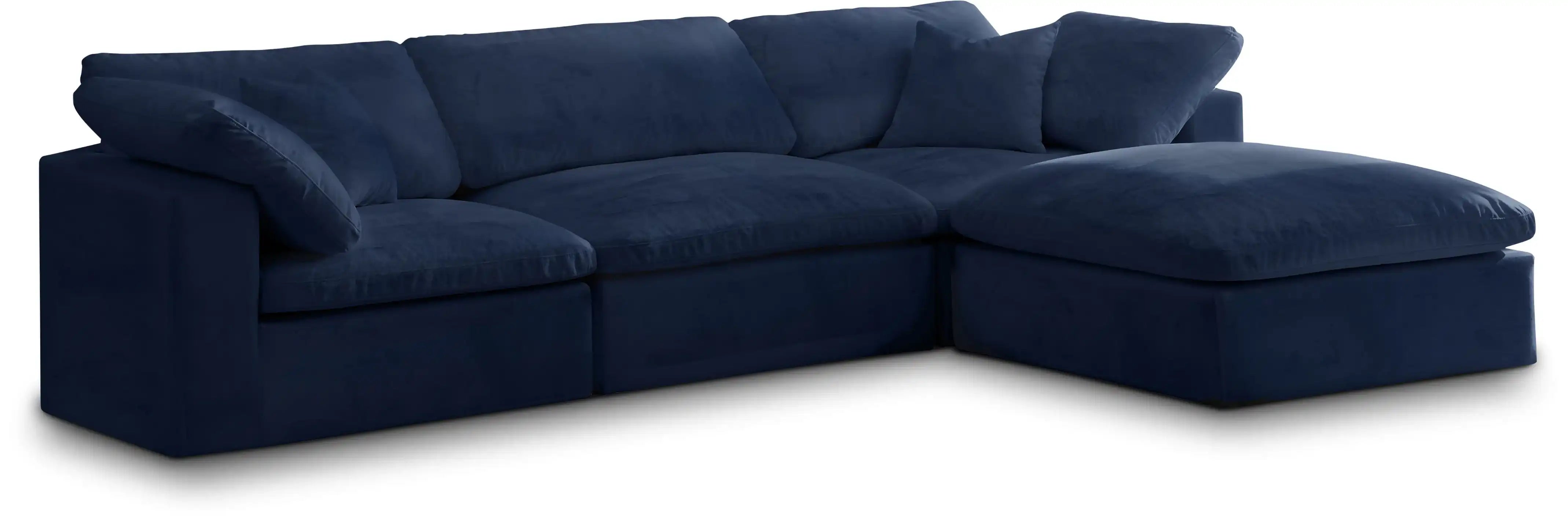 Cozy - 4 Piece Modular Sectional With Chaise - Best Buy Furniture