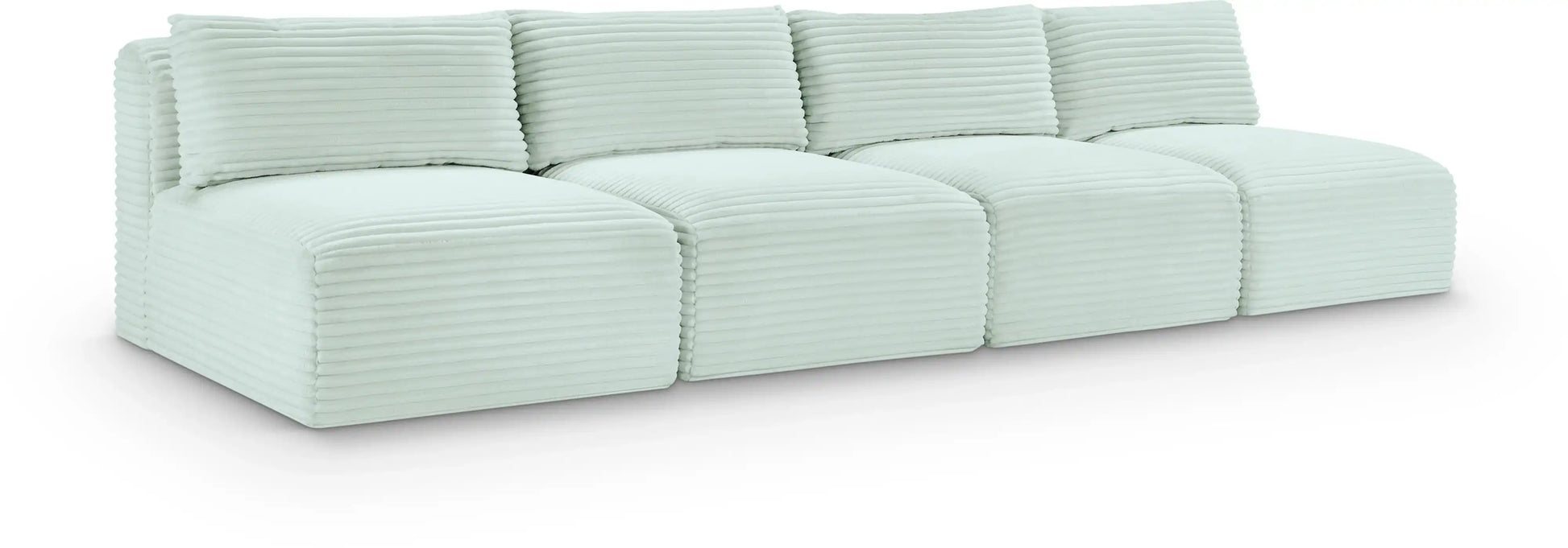 Shaggy - 4 Seat Modular Armless Sofa - Best Buy Furniture