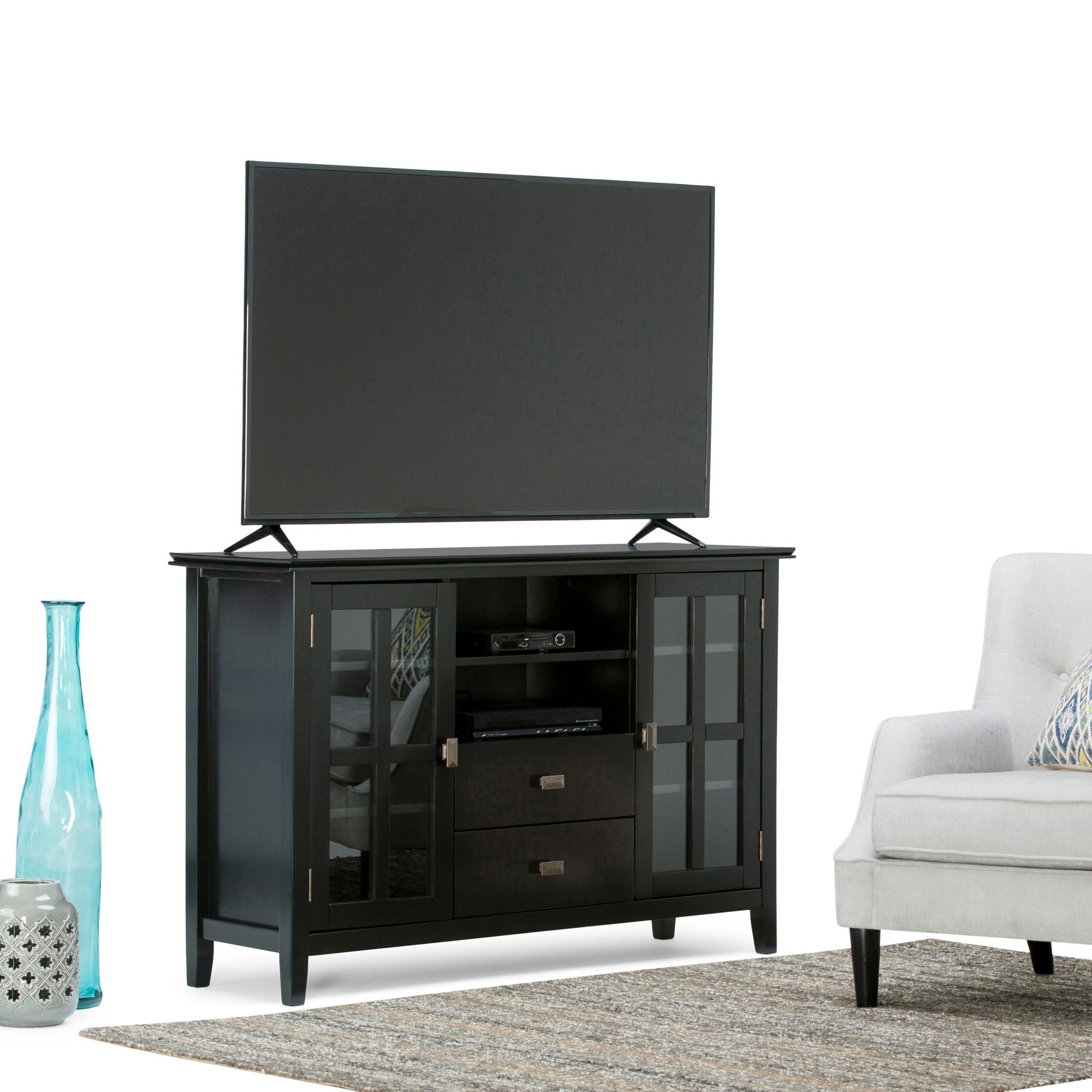 Artisan - Handcrafted, Tall TV Media Stand - Best Buy Furniture