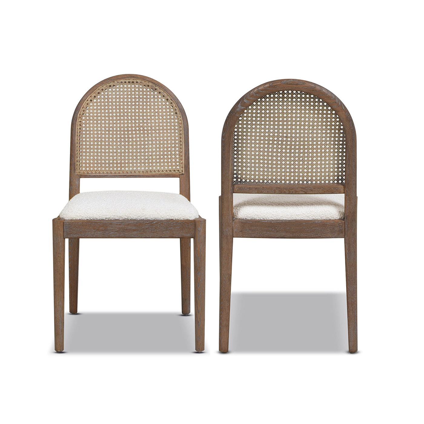 Panama - Curved Cane Side Dining Chair (Set of 2) - Best Buy Furniture