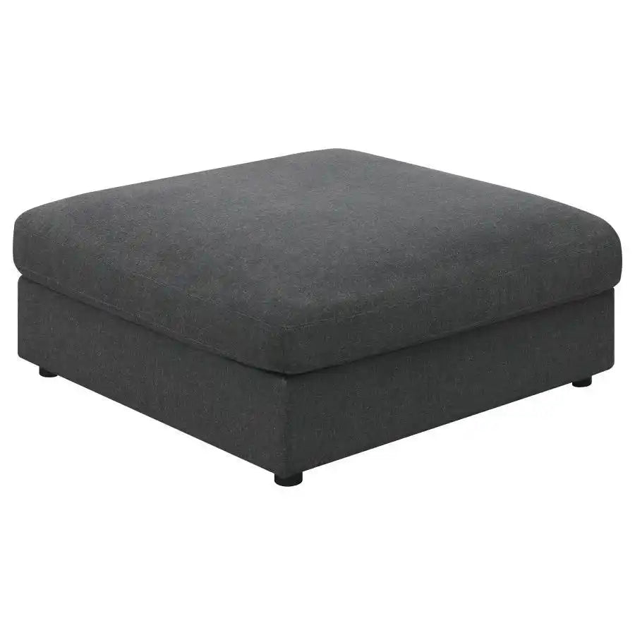 Serene - Square Upholstered Ottoman - Best Buy Furniture