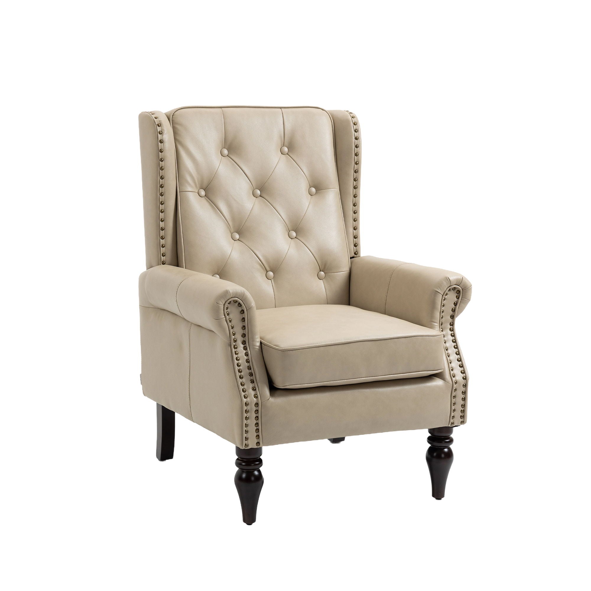 Modern Accent Armchair With Sturdy Wood Legs - Best Buy Furniture