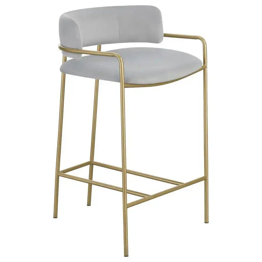Comstock - Upholstered Low Back Stool - Best Buy Furniture