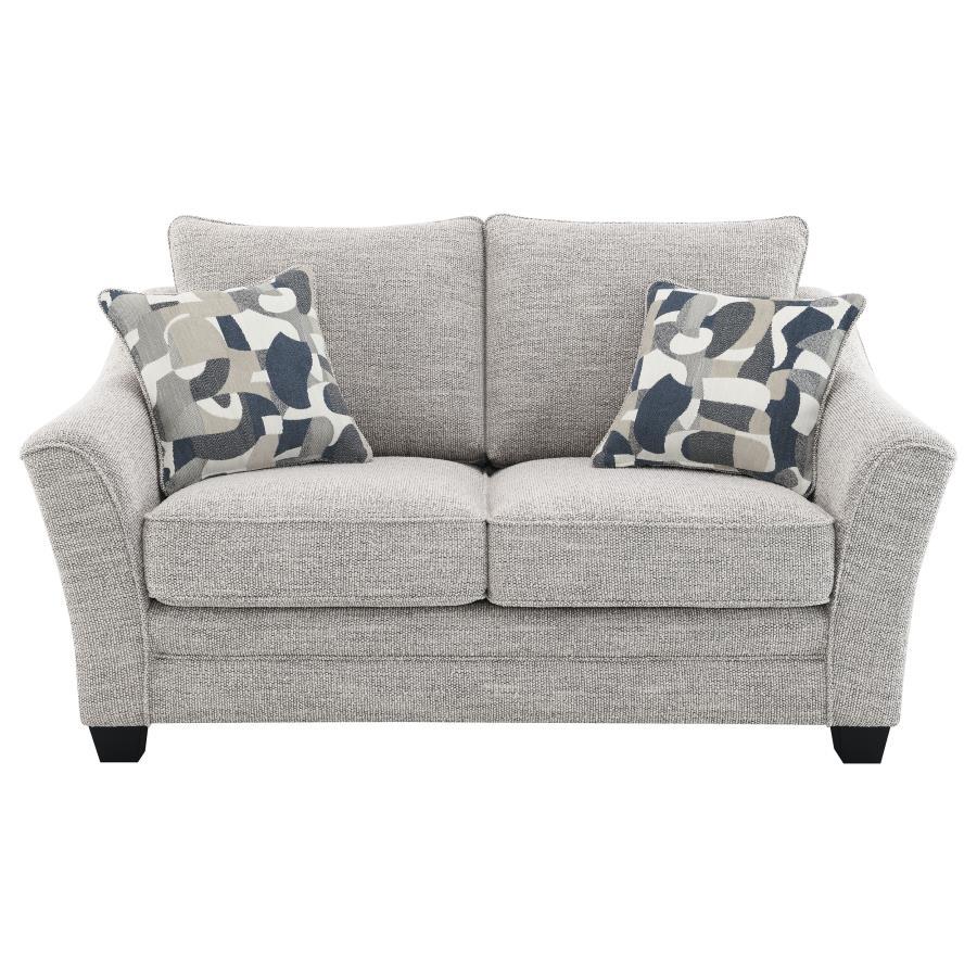 Tomkins - Boucle Upholstered Sofa Set - Best Buy Furniture