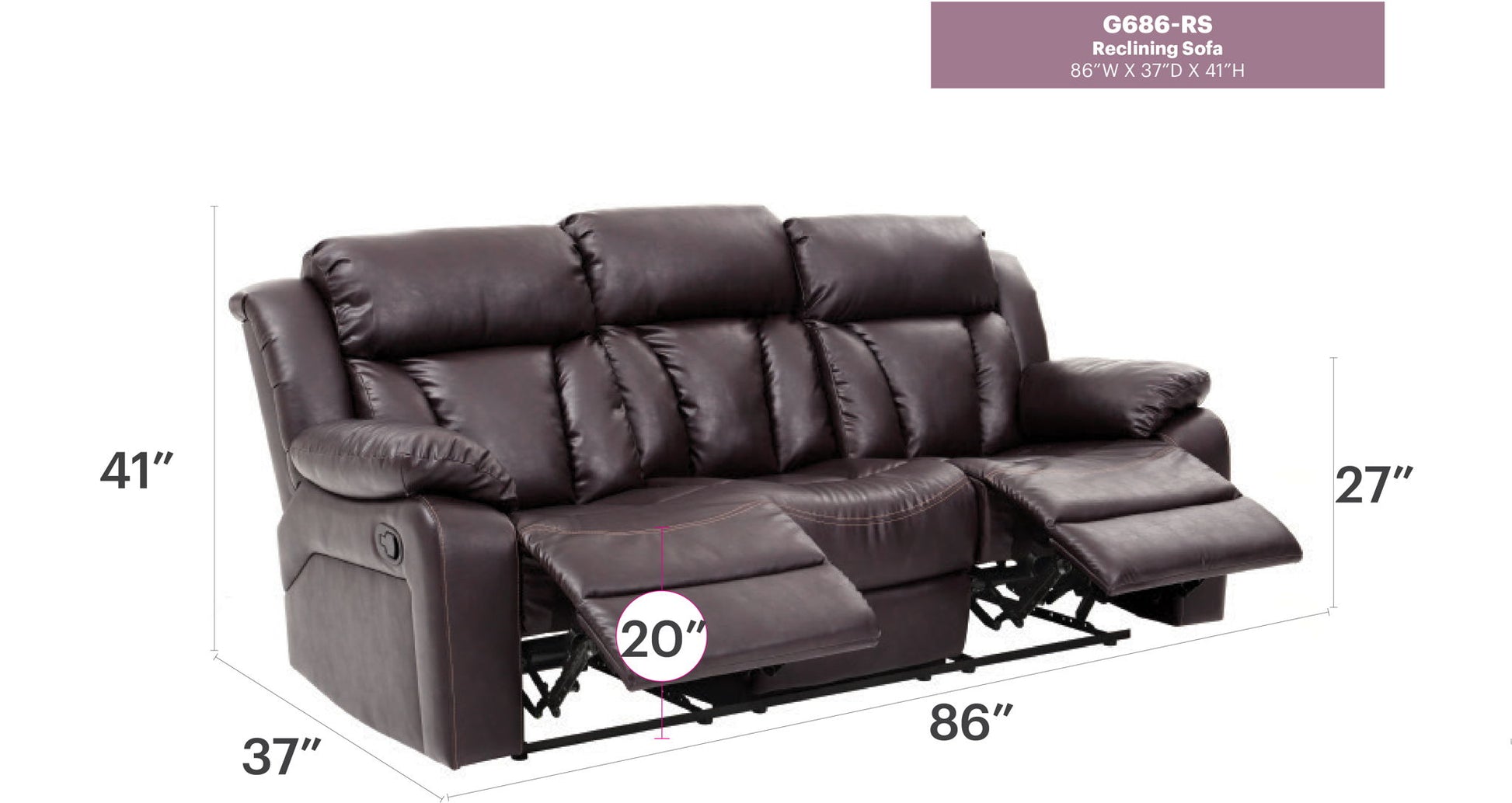 Reclining Sofa For Leisure Elegant - Best Buy Furniture