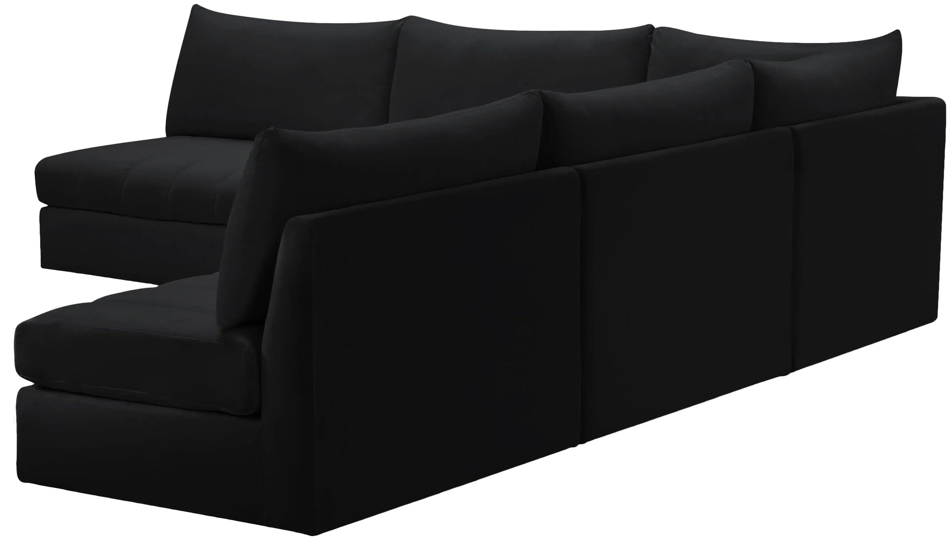 Jacob - Modular Corner Armless Sectional 5 Piece - Best Buy Furniture