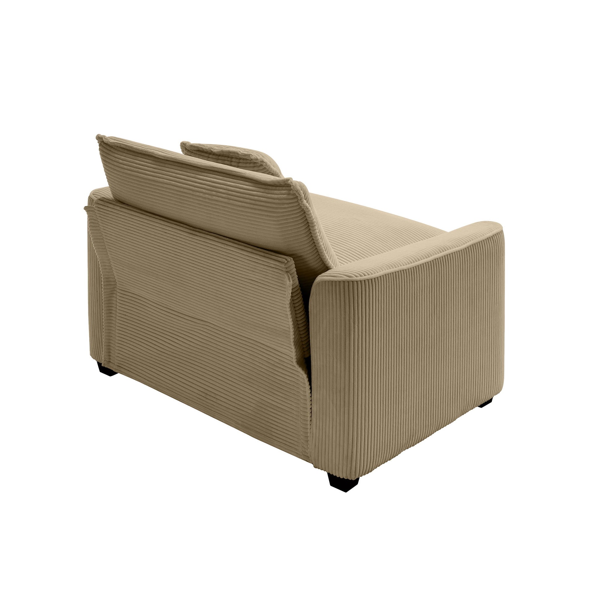 Elegant Corduroy Oversized Sectional Sofa Set With Deep Seats And Flexible Layout - Best Buy Furniture