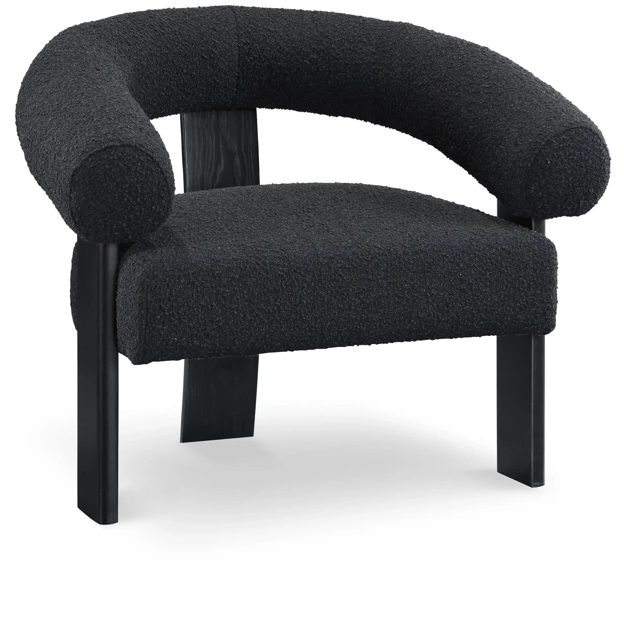 Winston - Accent Chair With Black Legs - Best Buy Furniture