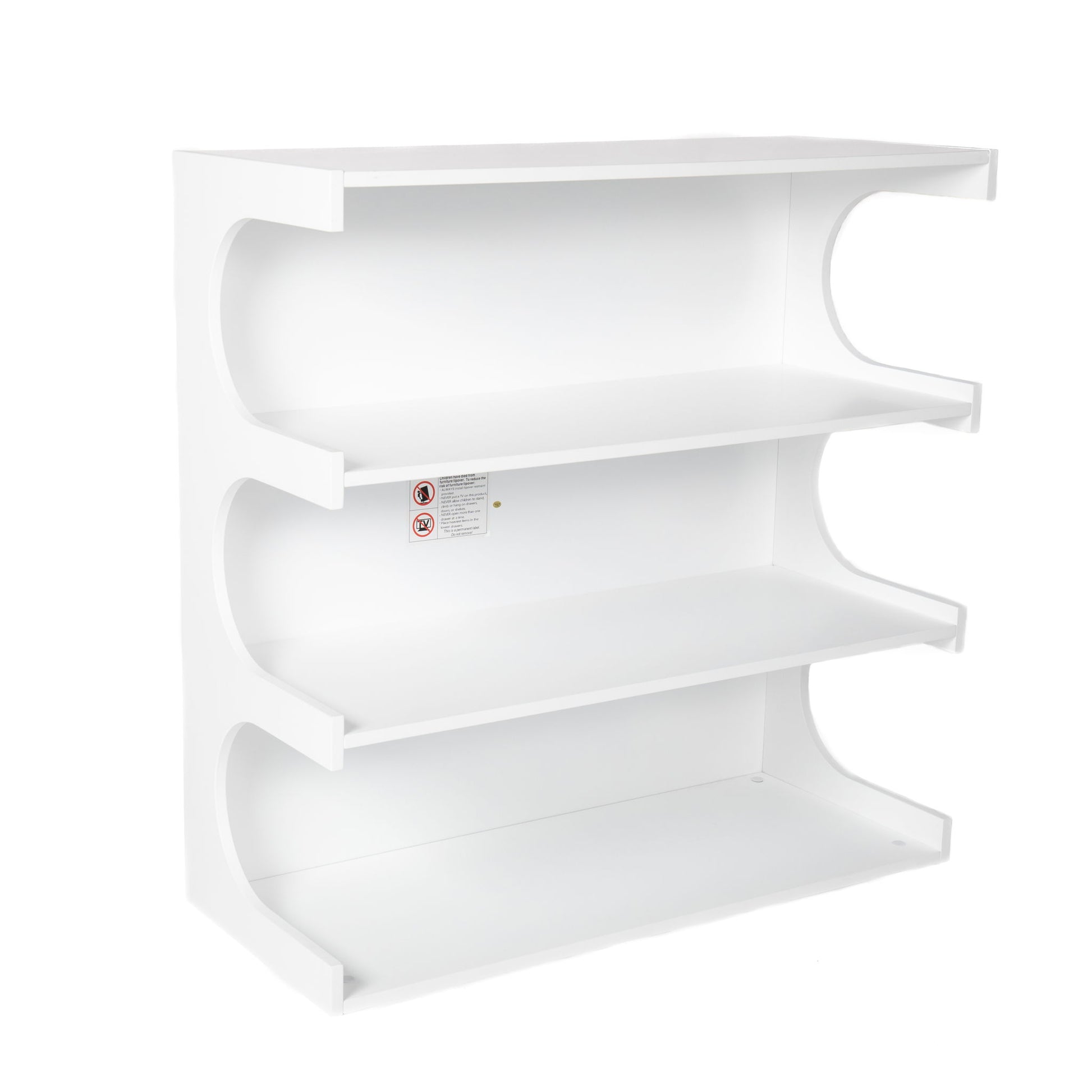 Multifunctional 4 Tier Book Shelf & Coffee Table For Living Room Bedroom Dining Room Study Entryway, Creative Furniture Floor Bookshelf, Minimalist Organizer Storage Shelves - White - Best Buy Furniture