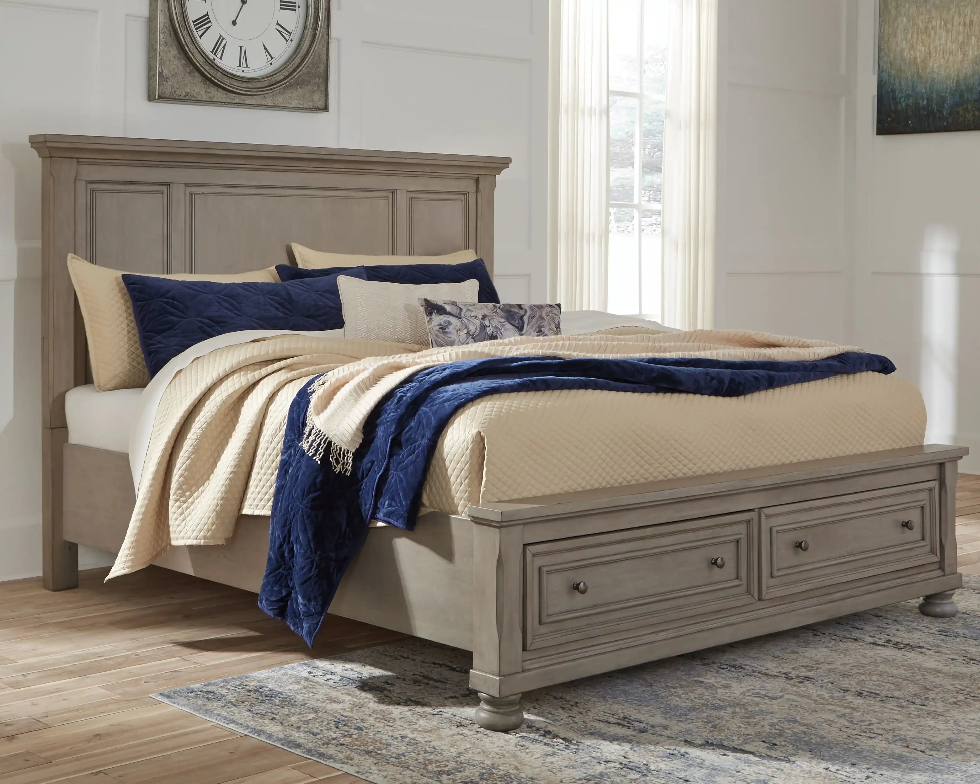 Lettner - Panel Storage Bed - Best Buy Furniture