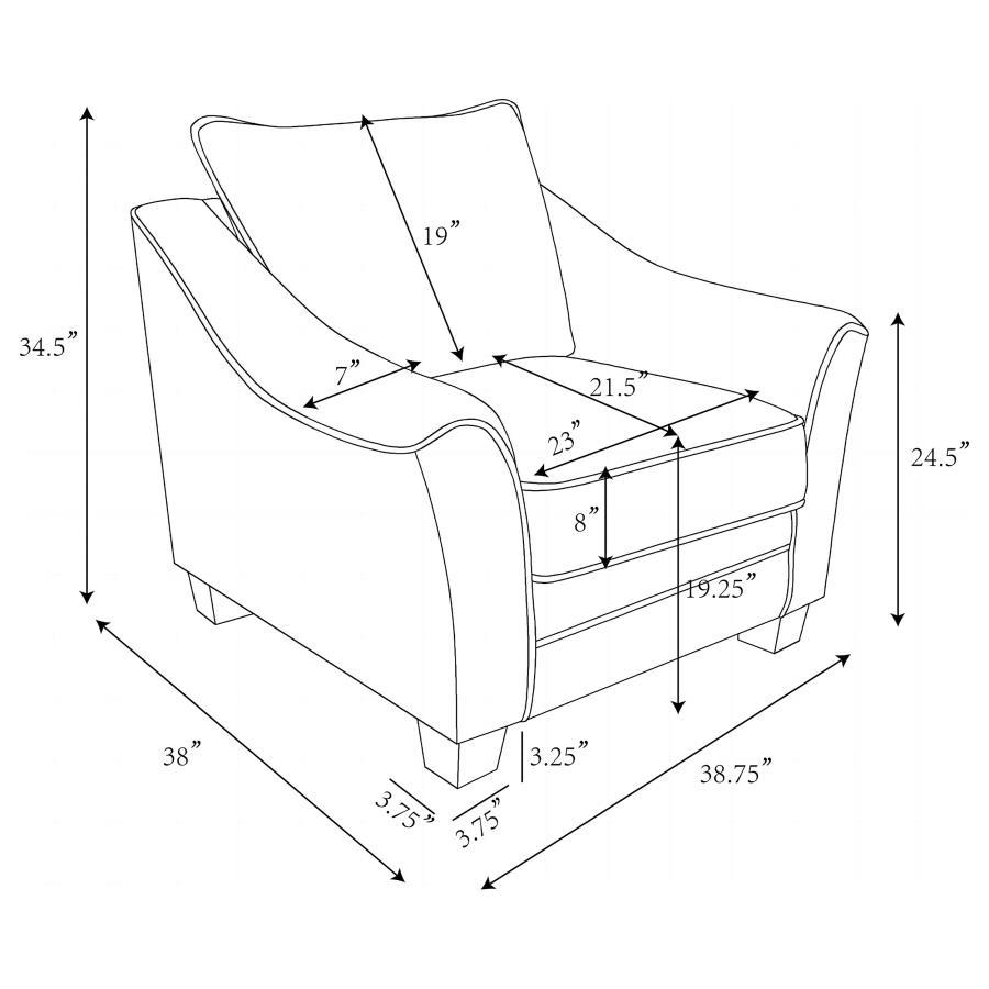 Tomkins - Boucle Upholstered Sofa Set - Best Buy Furniture