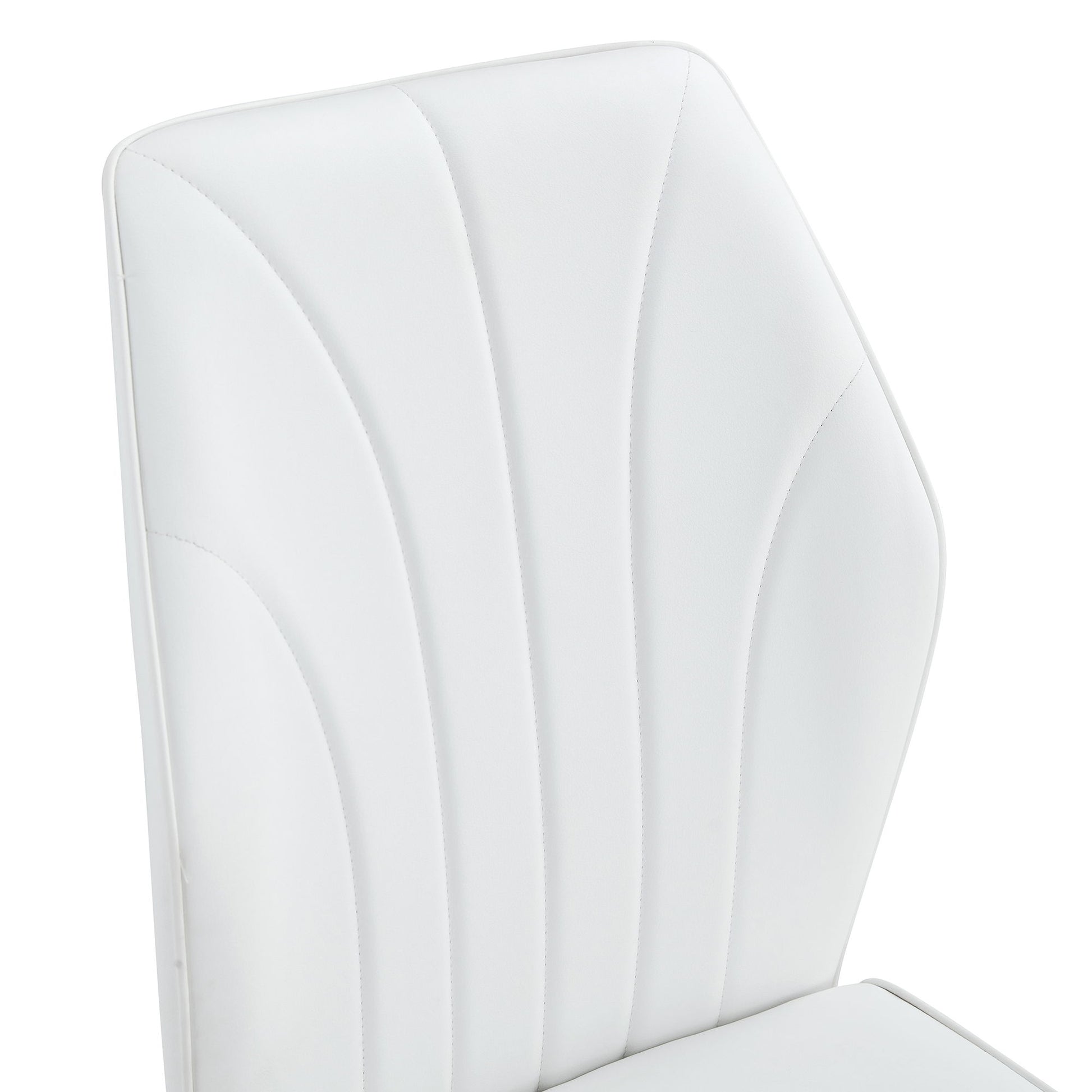 4 Modern Dining Chairs With Stylish Patterned Backrest And Metal Legs - Best Buy Furniture