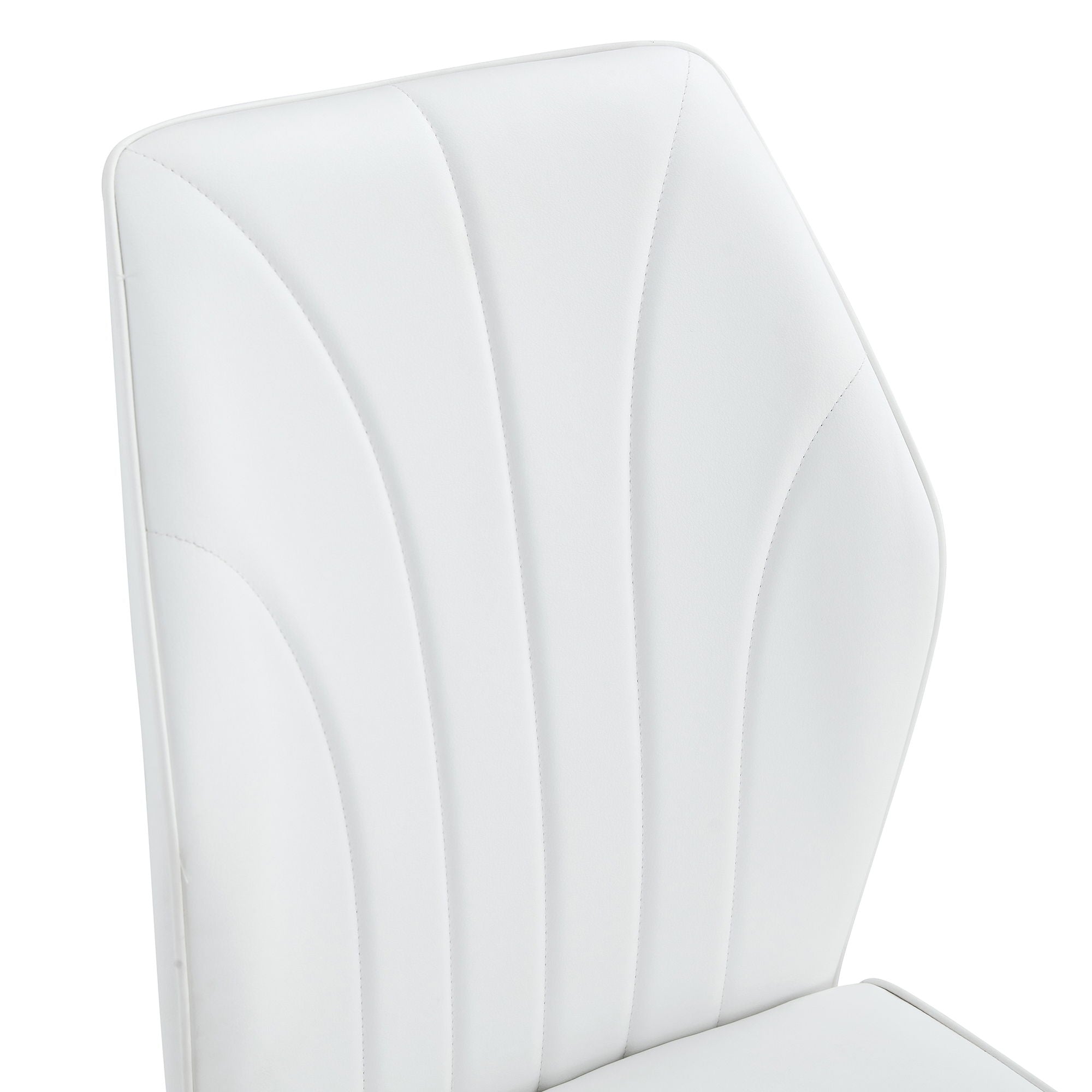 4 Modern Dining Chairs With Stylish Patterned Backrest And Metal Legs - Best Buy Furniture