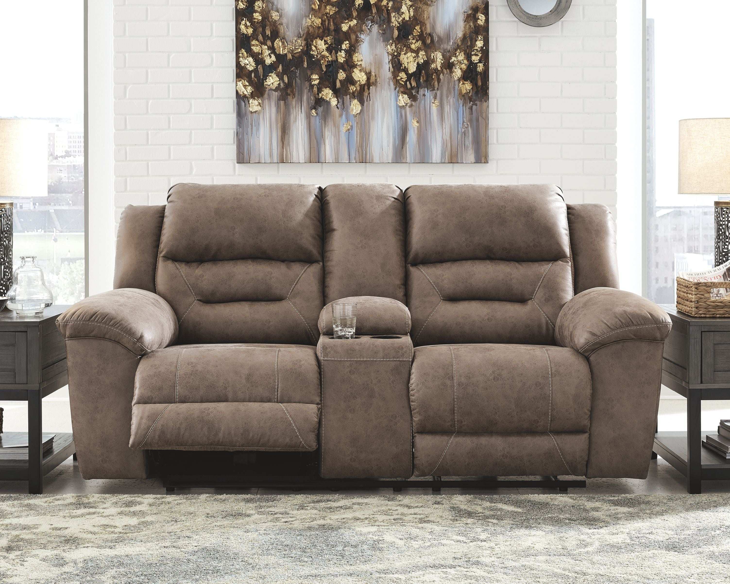 Stoneland - Reclining Living Room Set - Best Buy Furniture