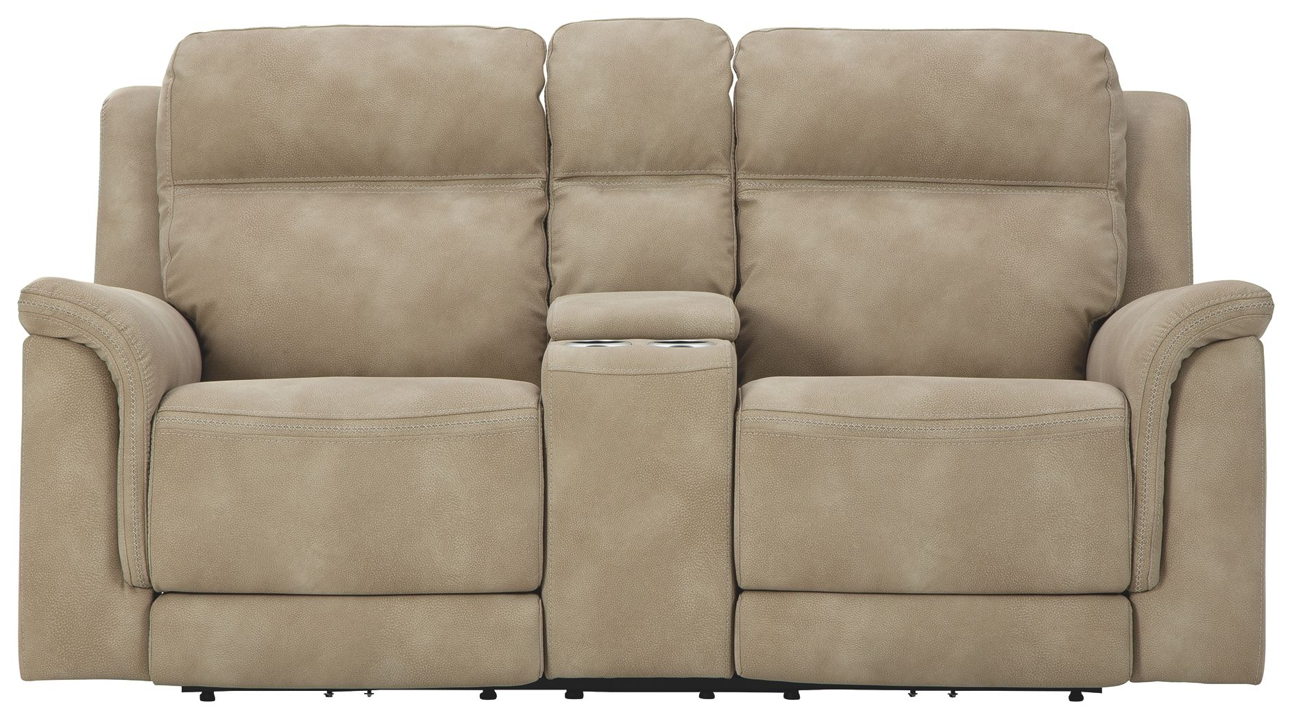 Next-Gen Durapella - Reclining Power Loveseat With Console - Best Buy Furniture