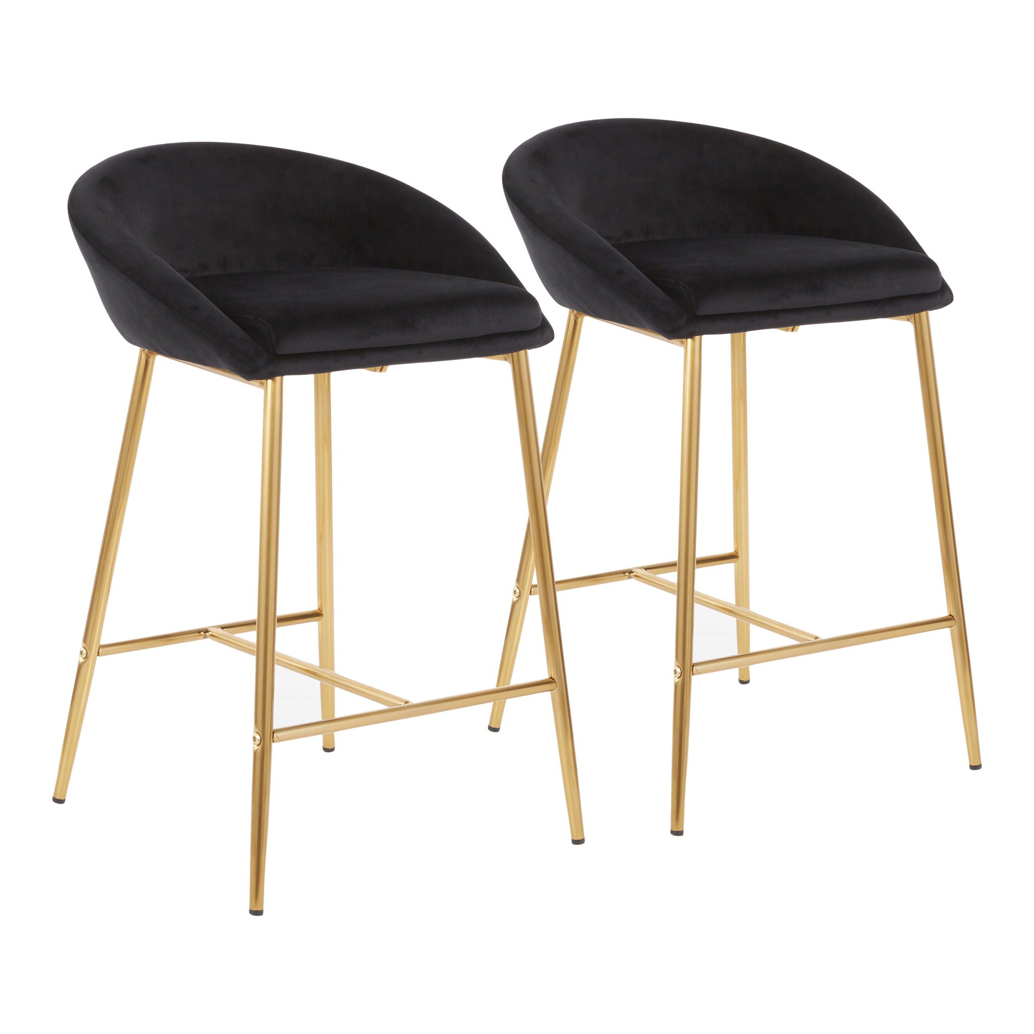 Matisse - Glam Counter Stool (Set of 2) - Best Buy Furniture