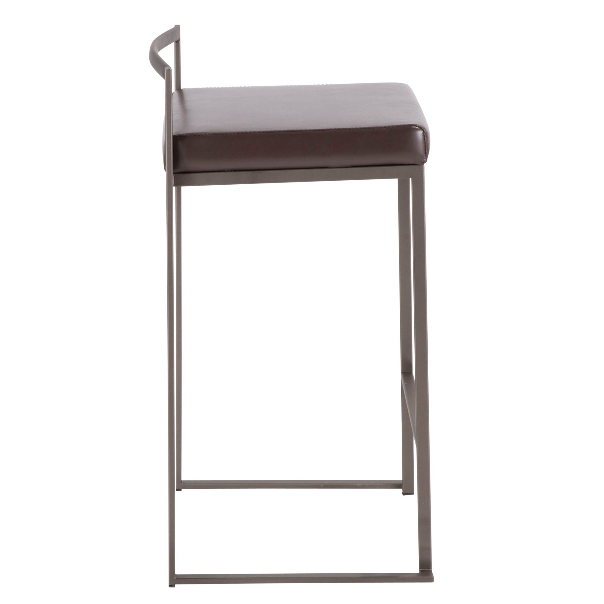Fuji - Industrial Stackable Counter Stool Elegant Design - Best Buy Furniture