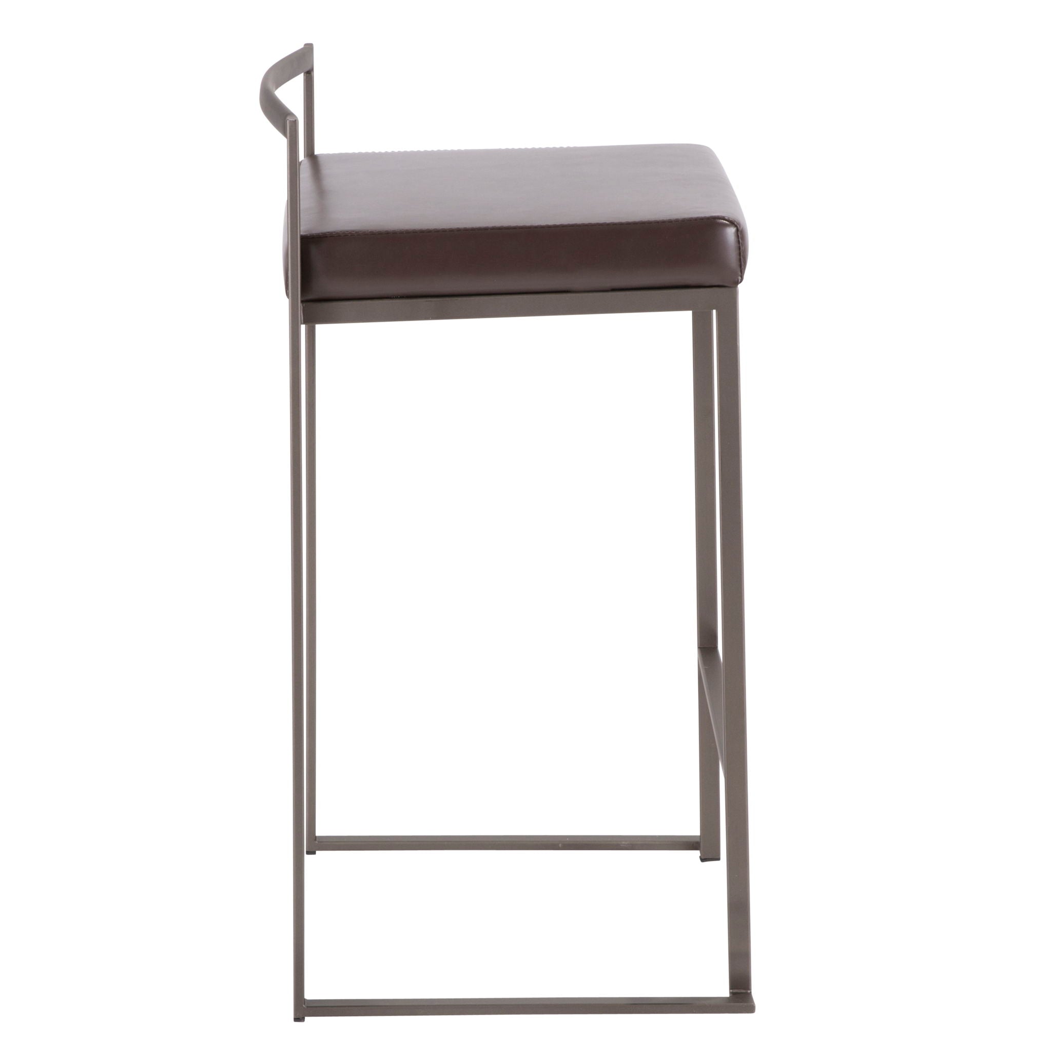 Fuji - Industrial Stackable Counter Stool Elegant Design - Best Buy Furniture