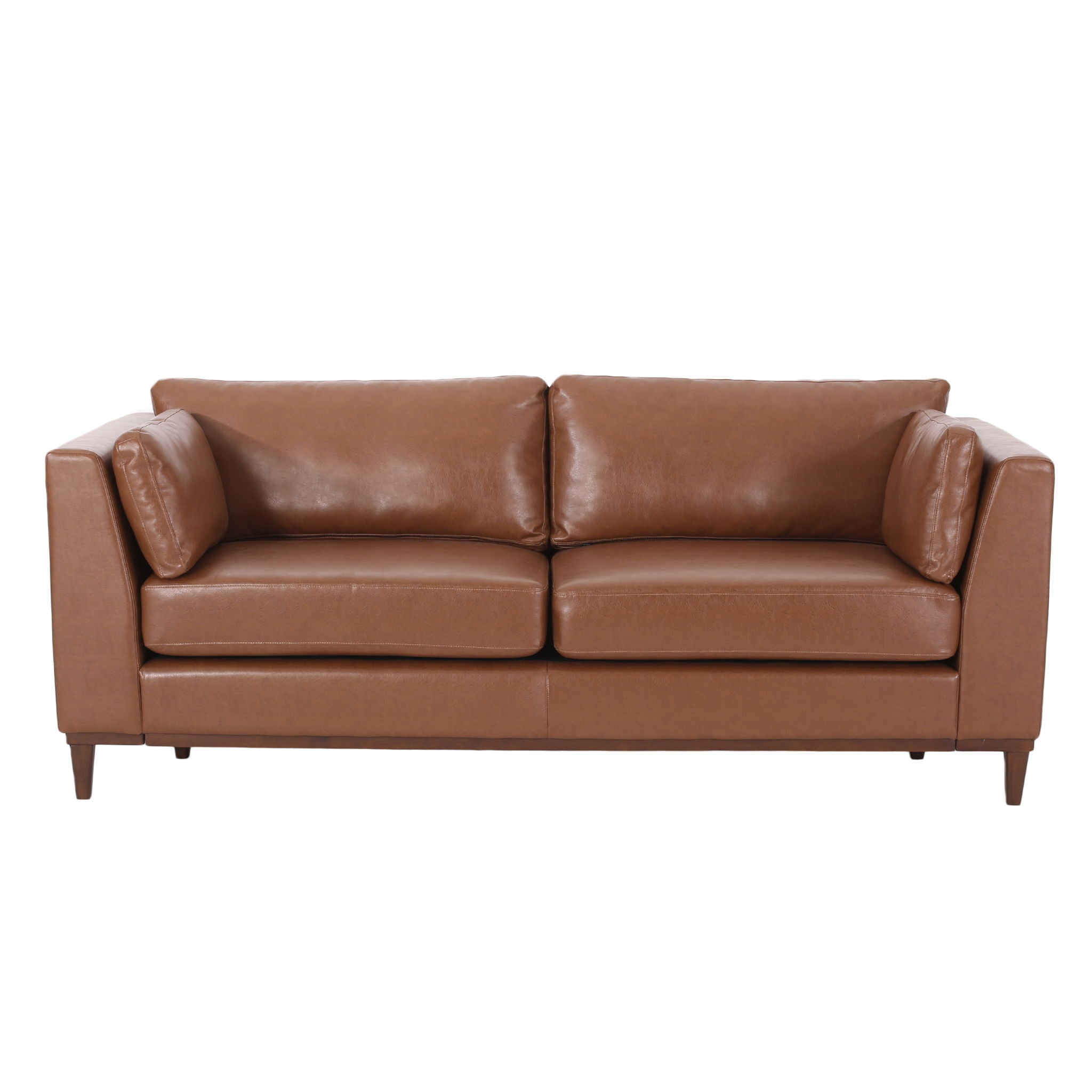 Contemporary 3 Seater Sofa Upholstery - Light Brown - Best Buy Furniture