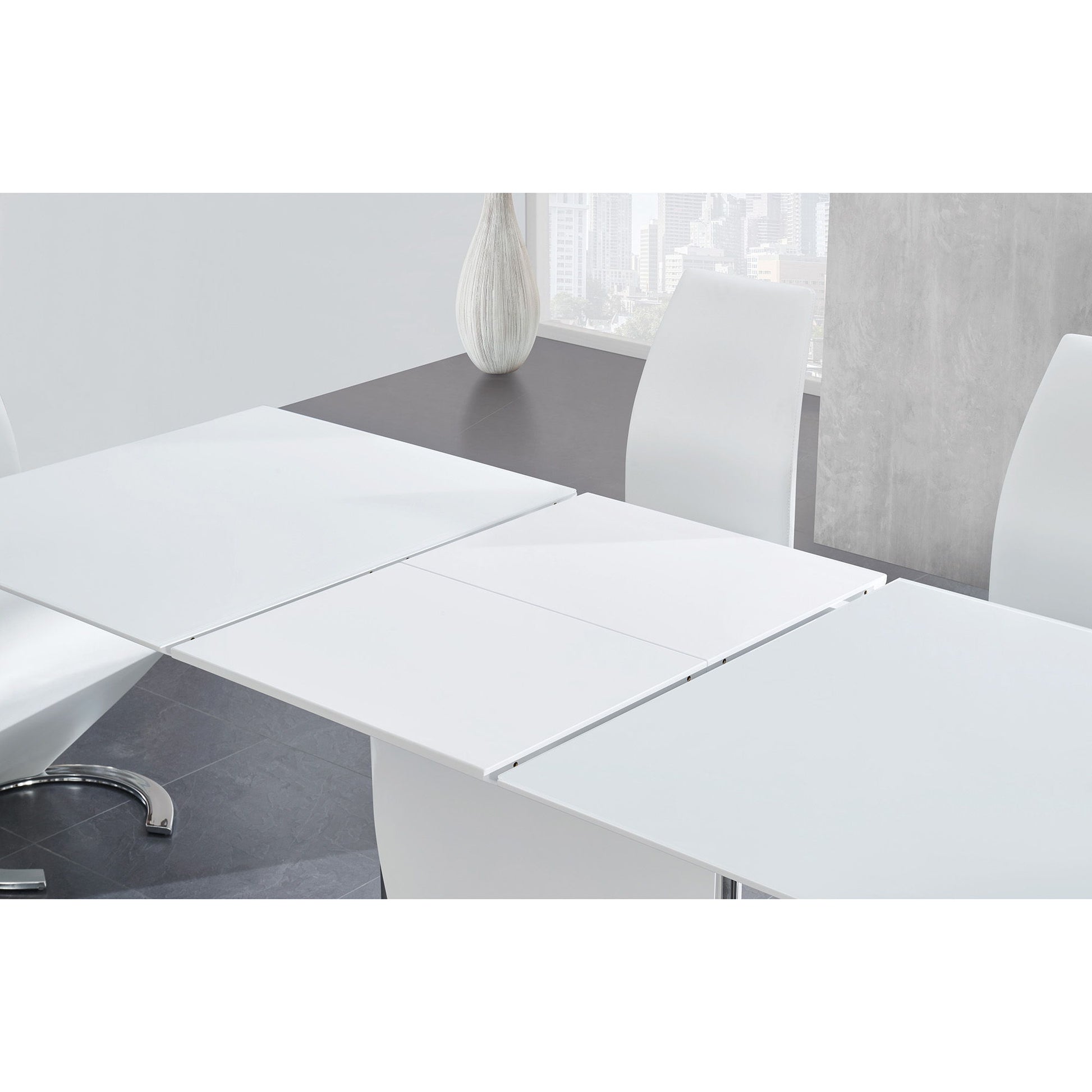 Audi - Dining Table - White - Best Buy Furniture