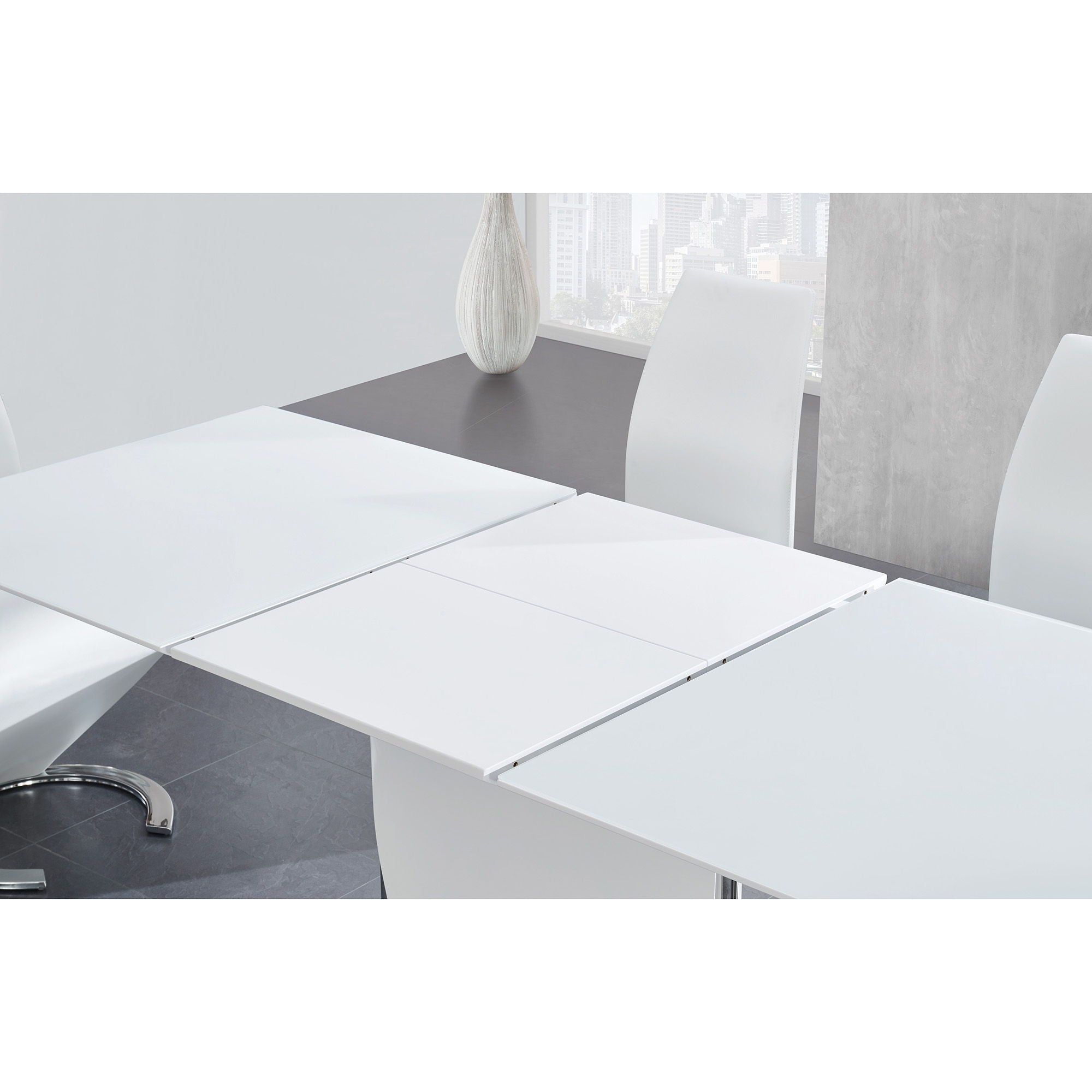 Audi - Dining Table - White - Best Buy Furniture
