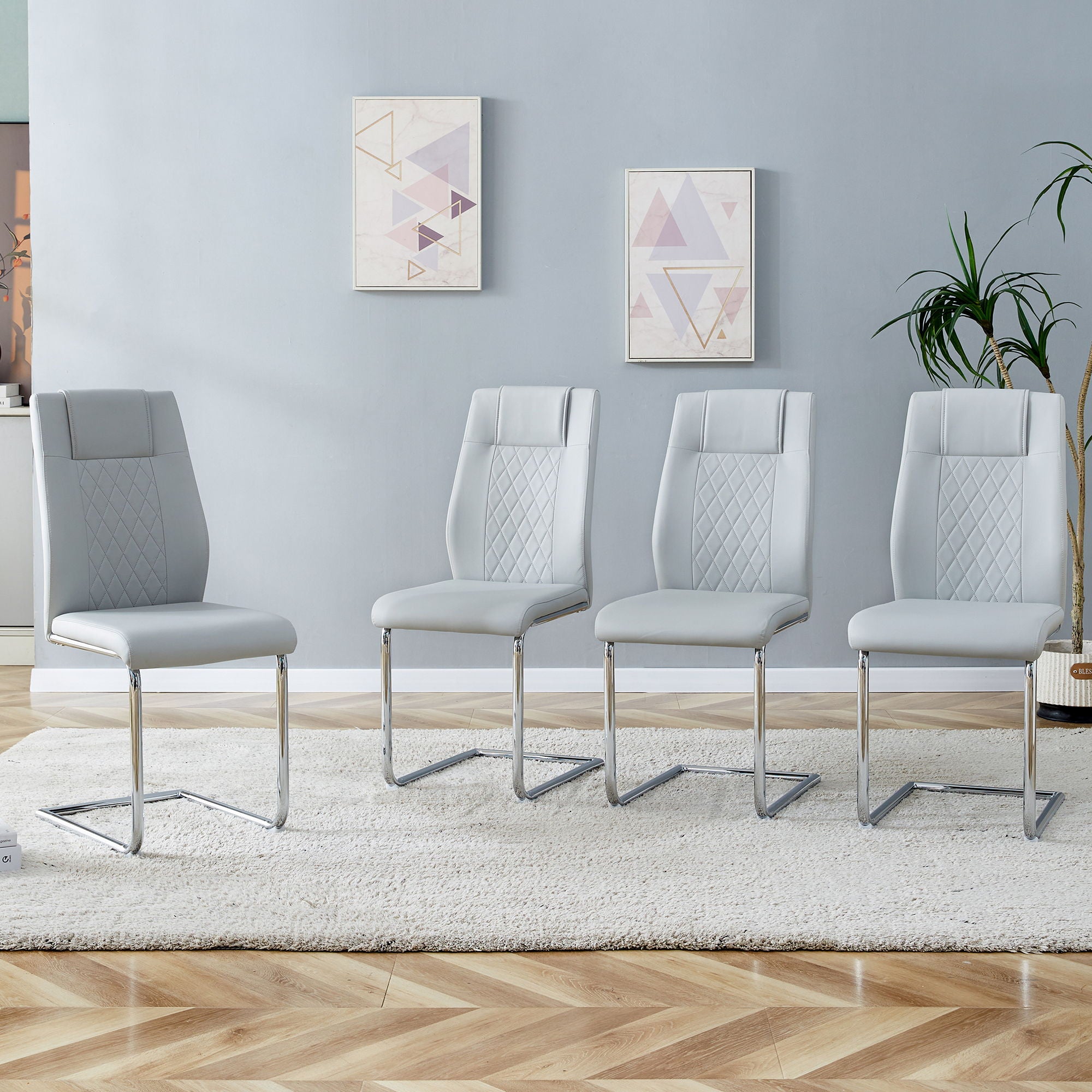 Modern Dining Chairs With Padded Seat, Metal Legs - Best Buy Furniture