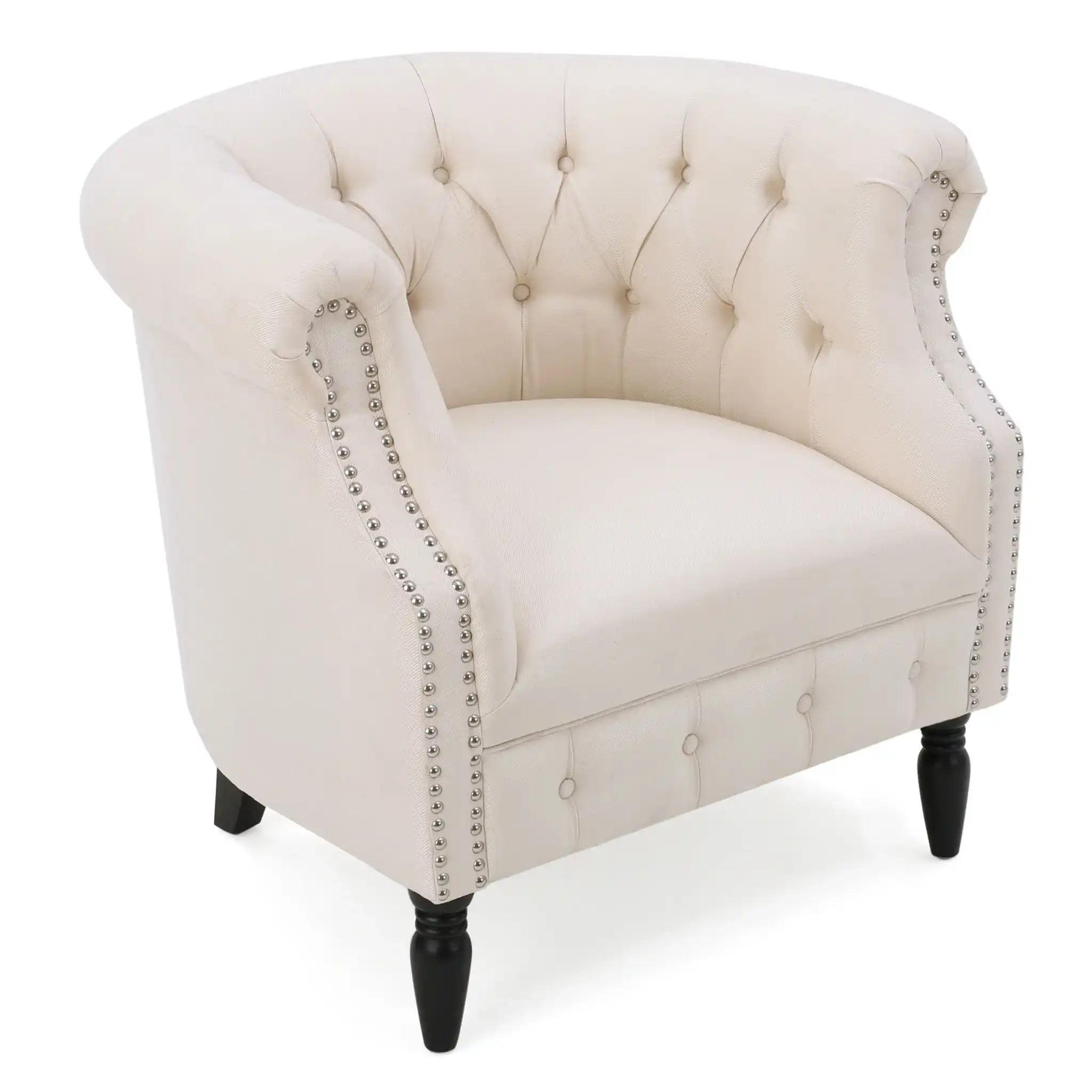 Celestialis - Upholstered Club Chair With Tub Design And Rolled Recessed Armrests - Best Buy Furniture