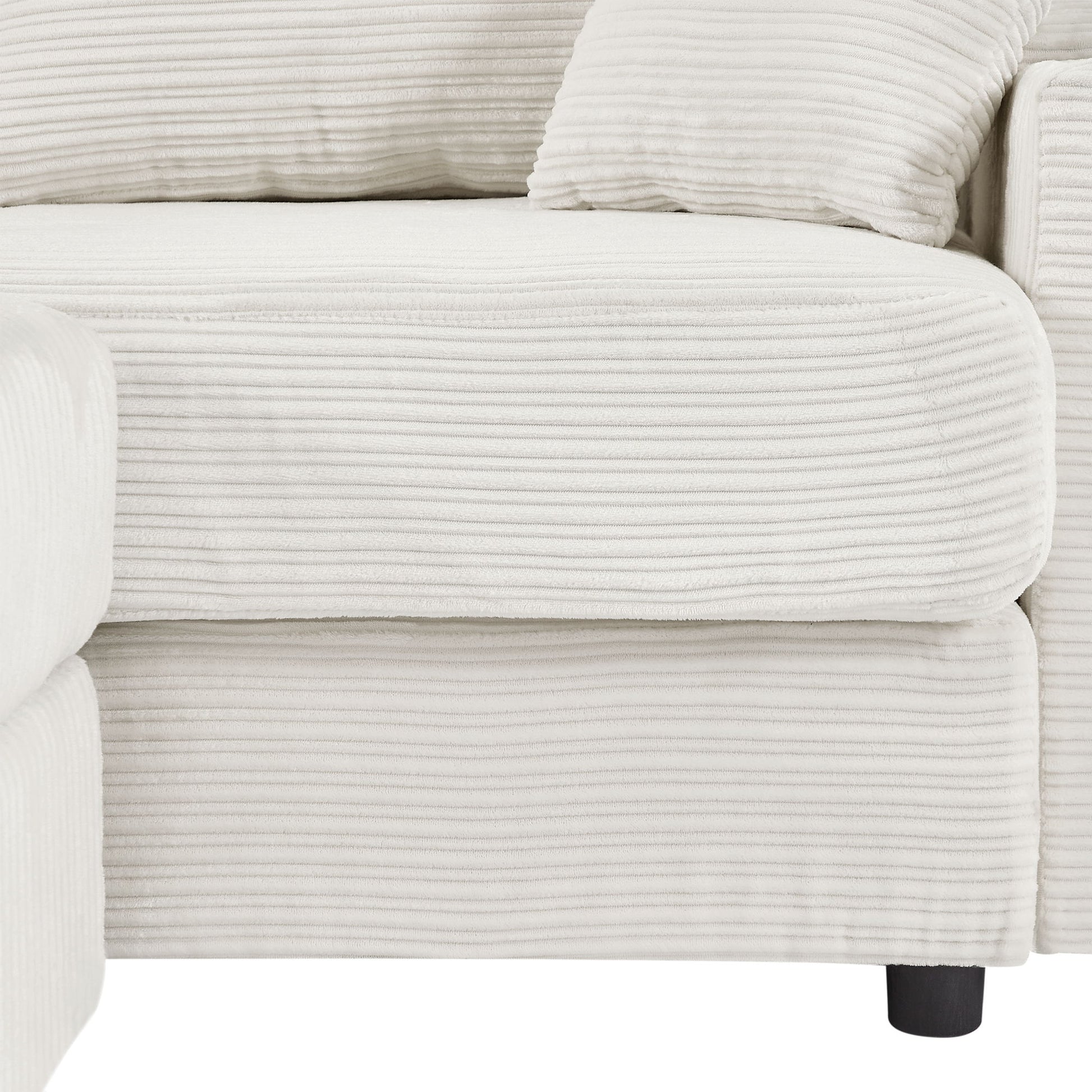 Modern Style Loveseat Sofa Sectional Sofa Couch With Storage Space, A Movable Ottoman, Two USB Ports, Two Cup Holders, A Phone Holder For Living Room - Best Buy Furniture