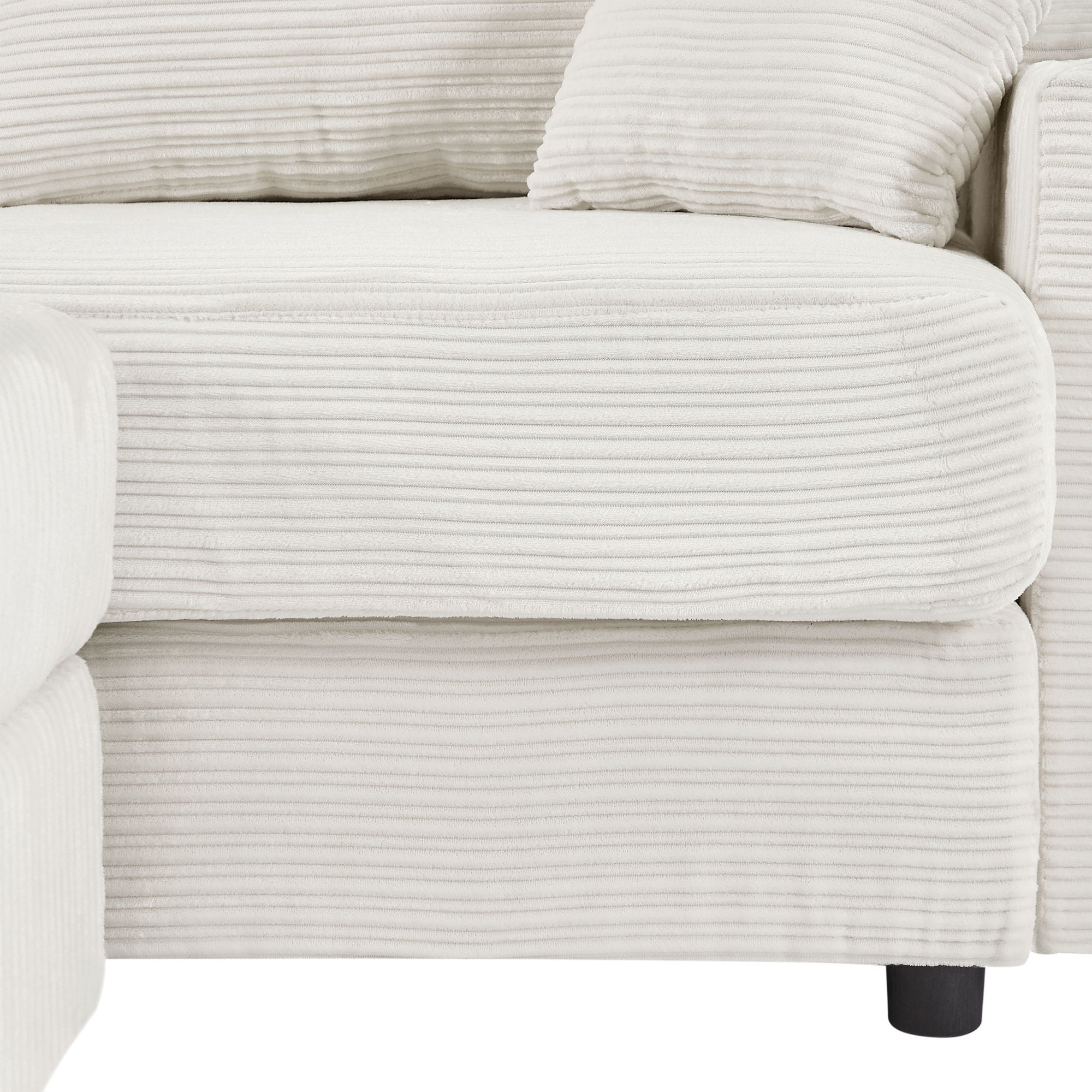 Modern Style Loveseat Sofa Sectional Sofa Couch With Storage Space, A Movable Ottoman, Two USB Ports, Two Cup Holders, A Phone Holder For Living Room - Best Buy Furniture