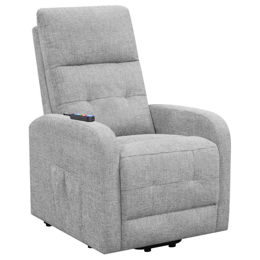 Howie - Upholstered Power Lift Massage Chair - Best Buy Furniture