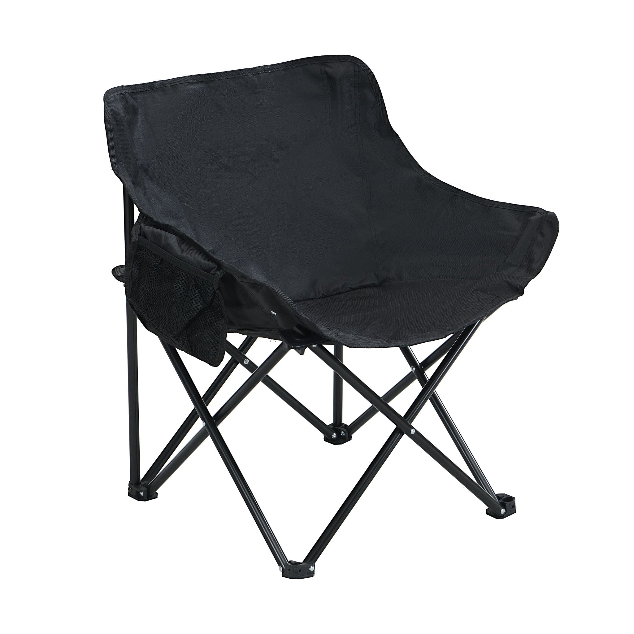 2 Pieces Outdoor Camping Chairs Folding / Portable, Comfortable Seating, Durable Steel Fram - Best Buy Furniture