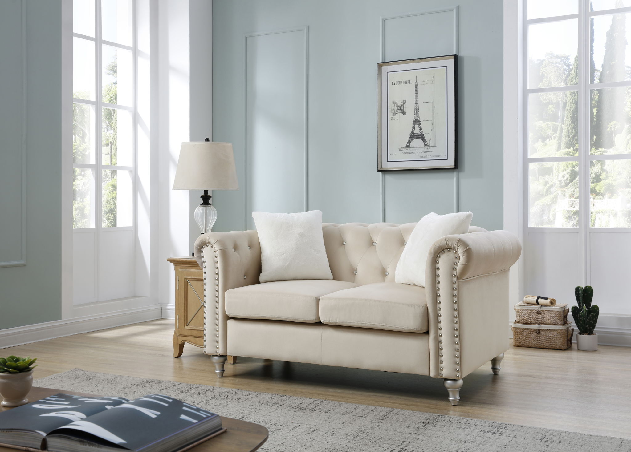 Stylish Contemporary Loveseat - Best Buy Furniture