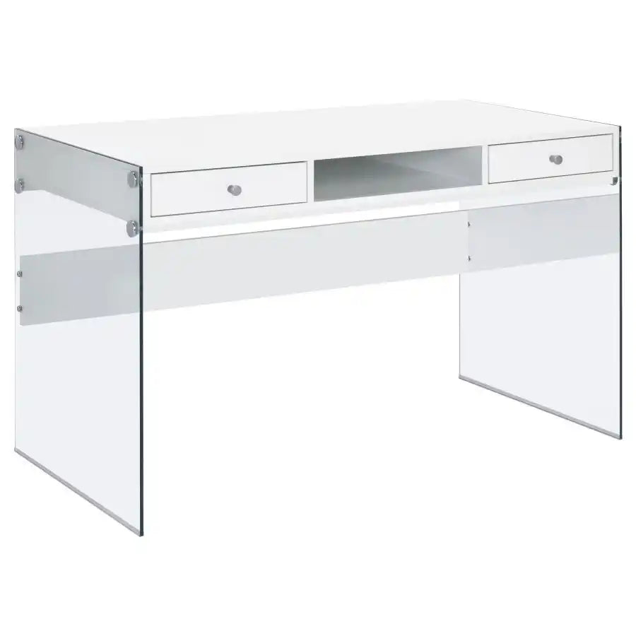 Dobrev - 2-Drawer Writing Desk - Best Buy Furniture