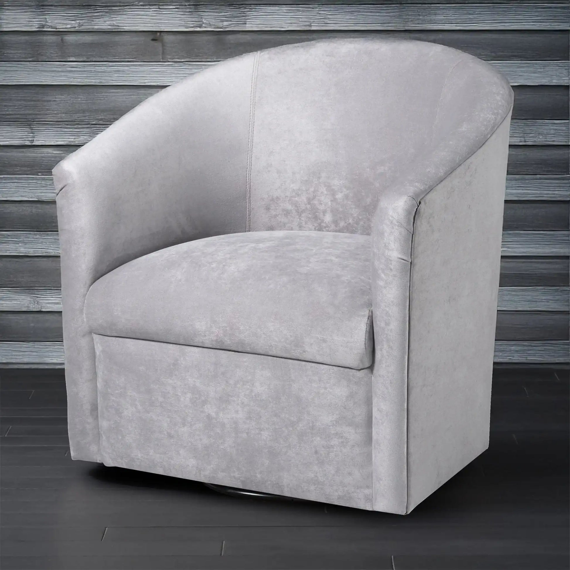 Eden - Swivel Chair With Microfiber Upholstery And Hardwood Frame - Best Buy Furniture