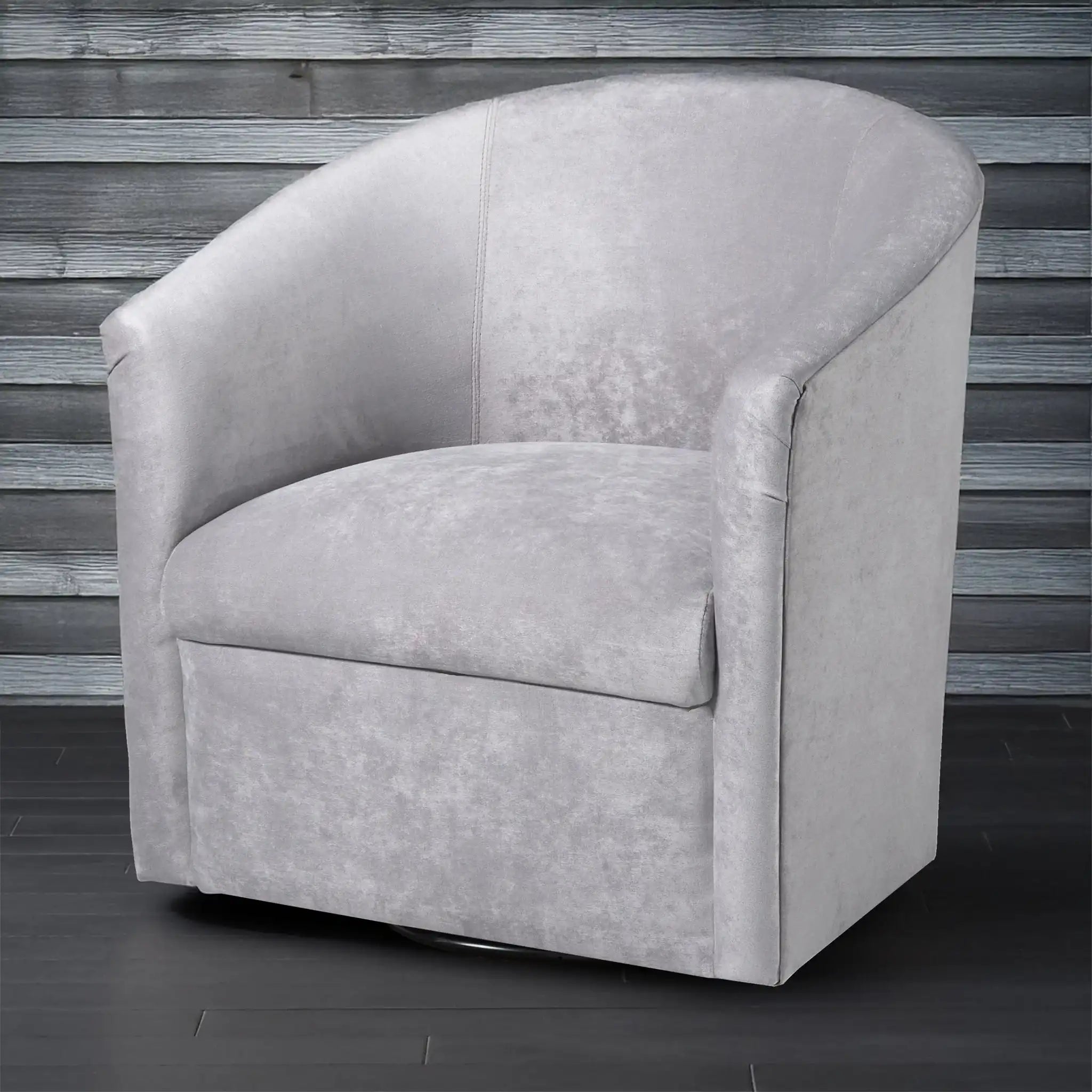 Eden - Swivel Chair With Microfiber Upholstery And Hardwood Frame - Best Buy Furniture