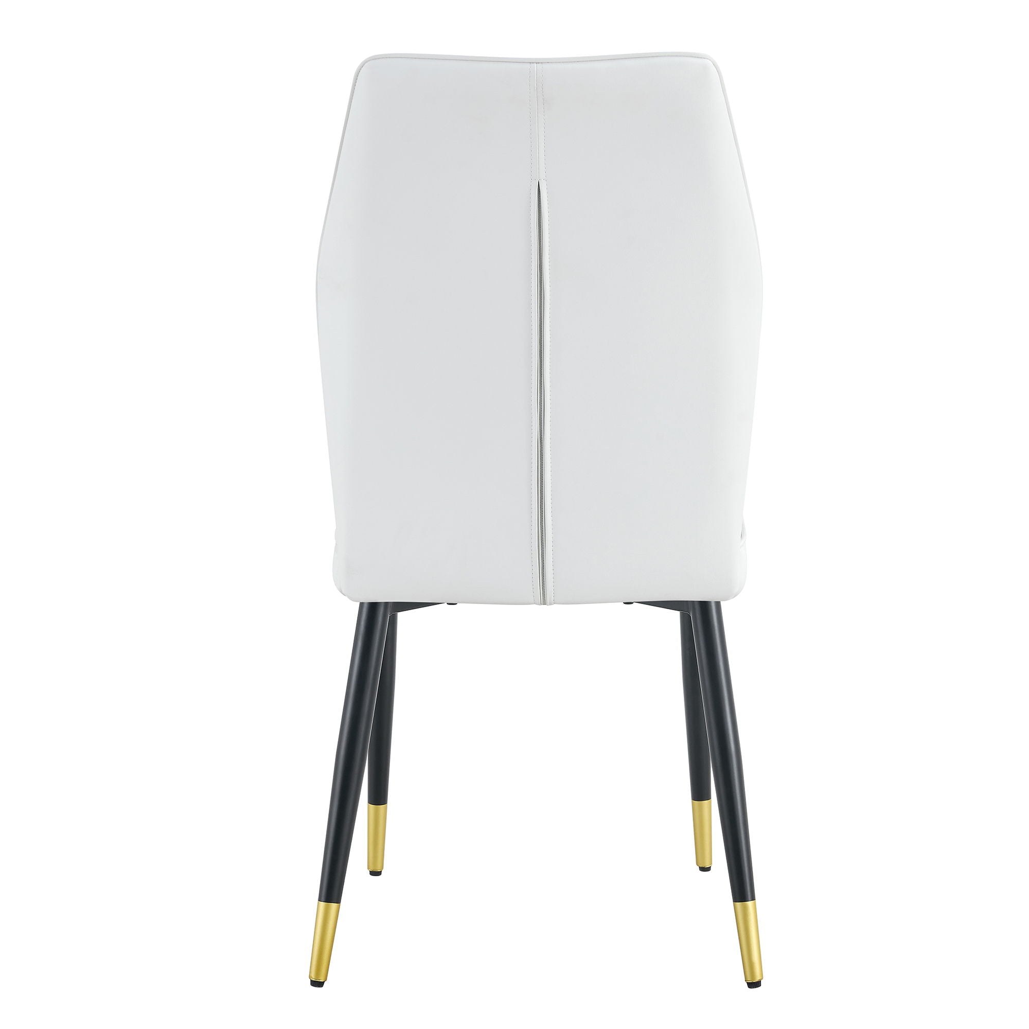 4 Modern Dining Chairs With Stylish Patterned Backrest And Metal Legs - Best Buy Furniture