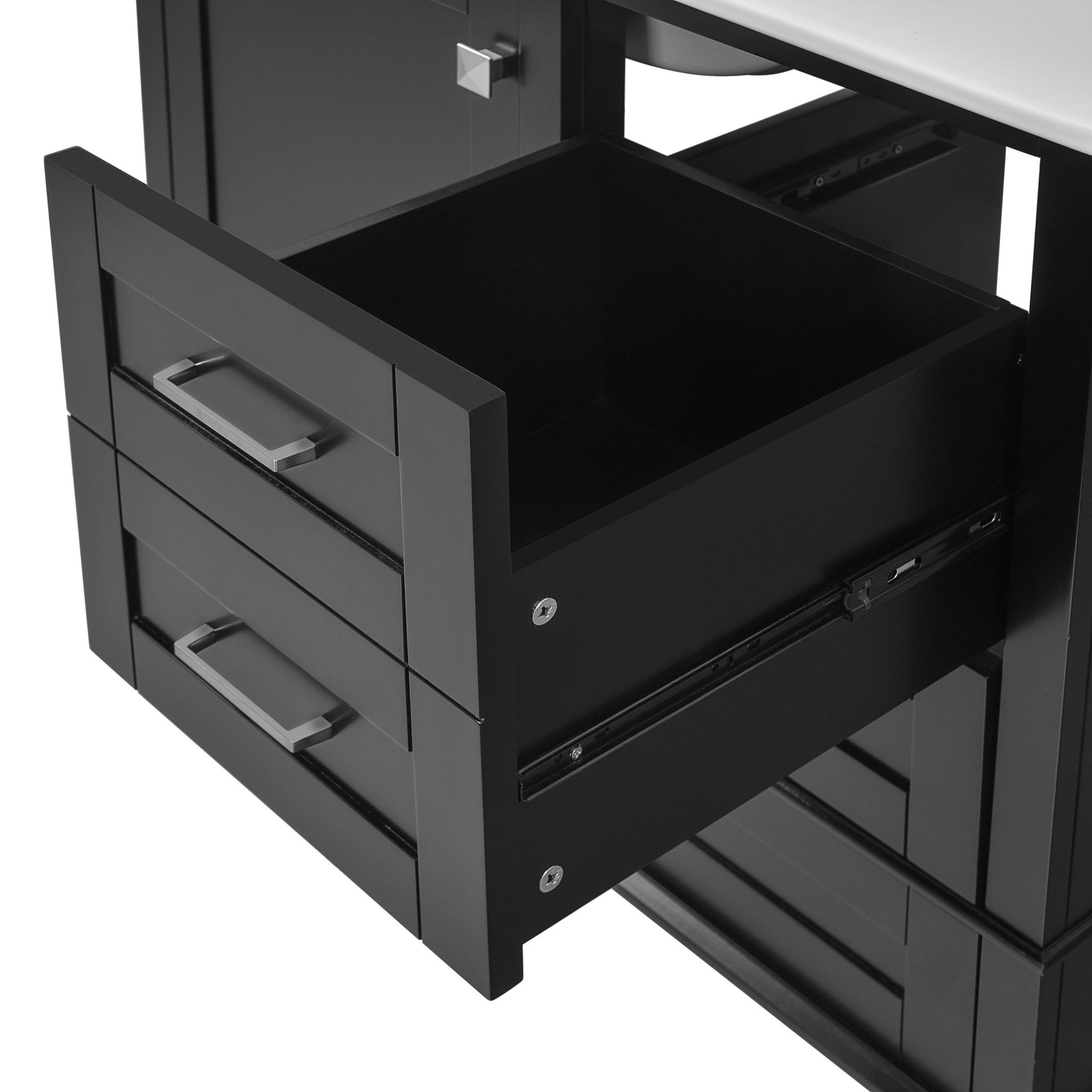 Bathroom Vanity, Modern Bathroom Cabinet With Sink Combo Set, Bathroom Storage Cabinet With A Soft Closing Door And 3 Drawers, Solid Wood Frame - Best Buy Furniture