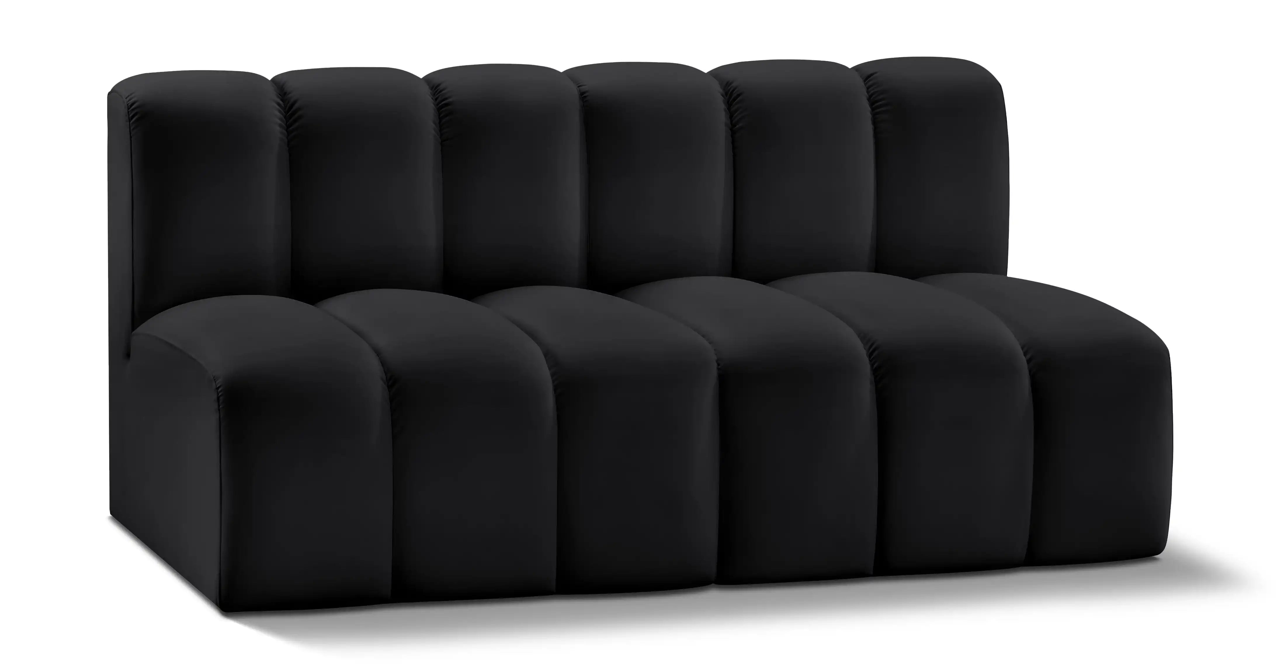 Arc - Faux Leather 2 Seats Modular Sofa - Best Buy Furniture