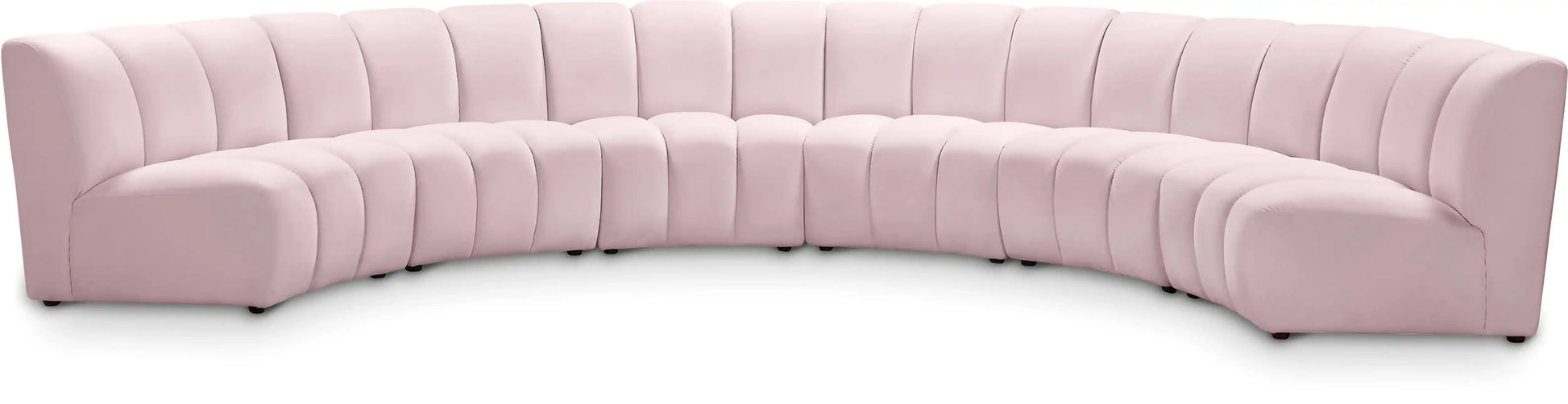 Infinity - 6 Piece Velvet Modular Sectional - Best Buy Furniture