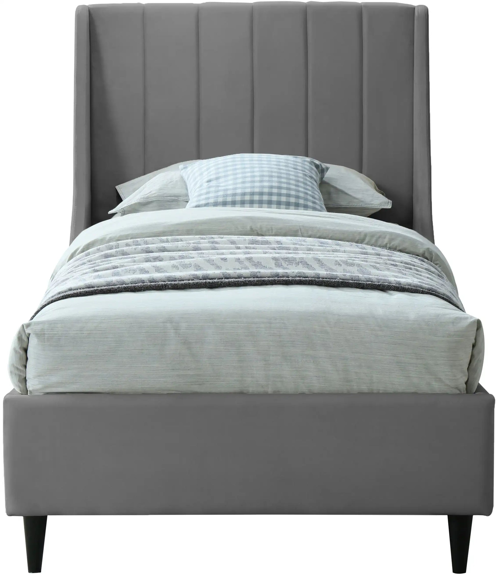Eva - Velvet Bed - Best Buy Furniture