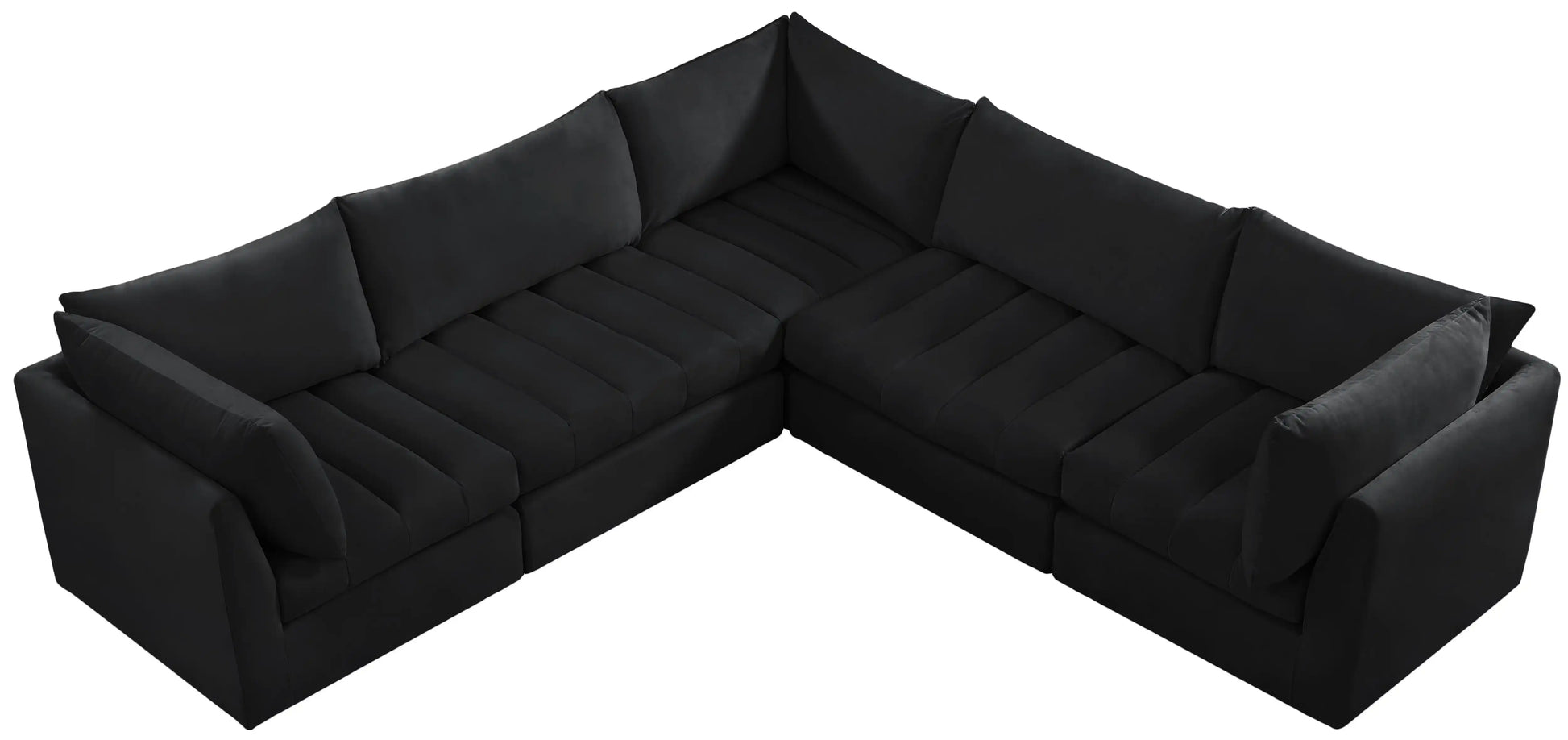 Jacob - Modular Corner Sectional 5 Piece - Best Buy Furniture