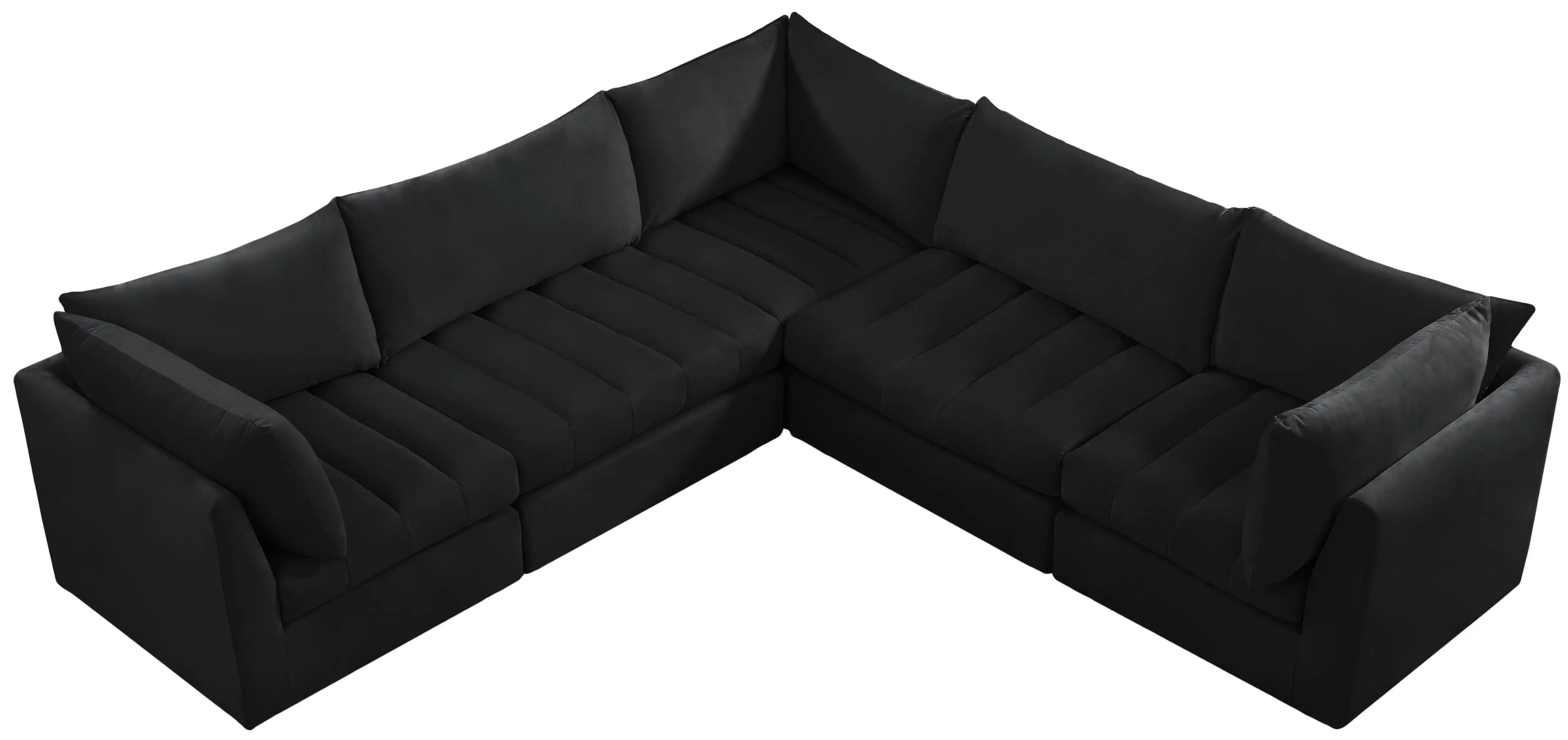 Jacob - Modular Corner Sectional 5 Piece - Best Buy Furniture