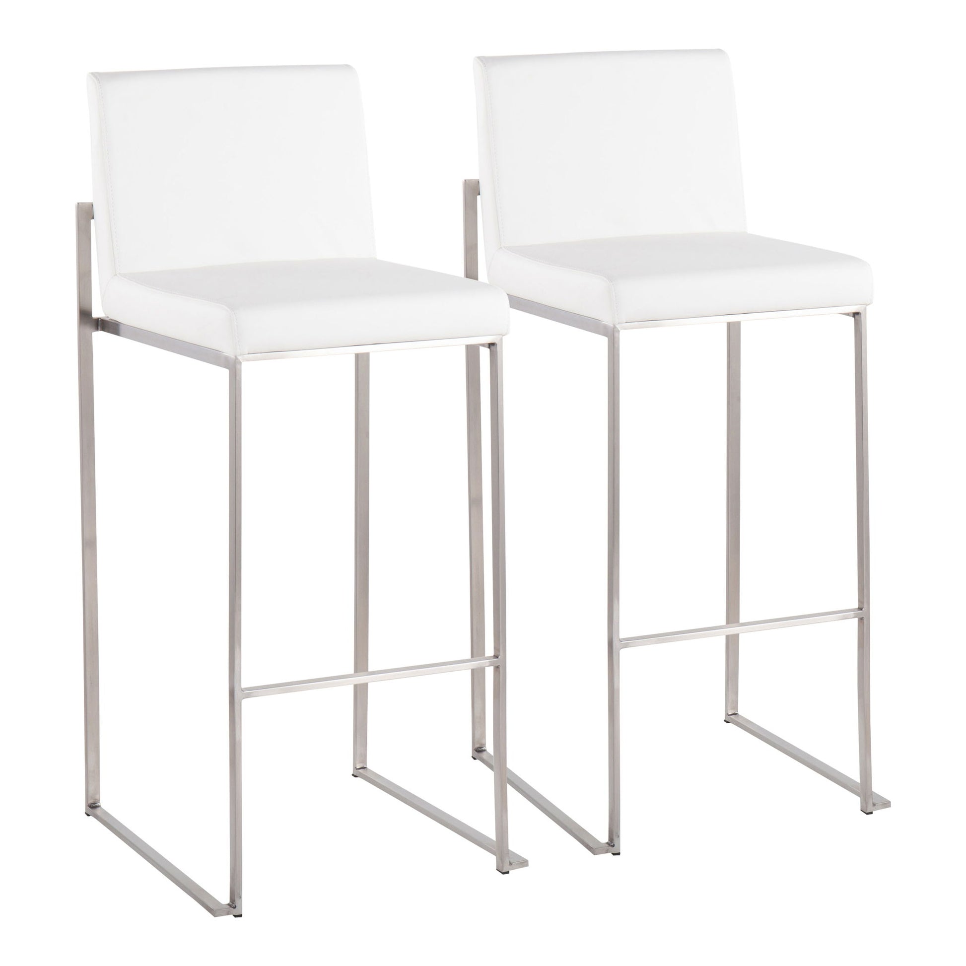 Fuji - Contemporary And Modern Elegance High Back Barstool - Best Buy Furniture