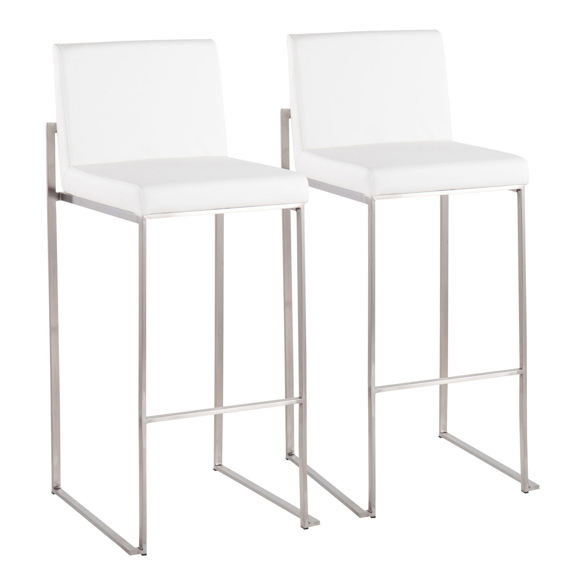 Fuji - Contemporary And Modern Elegance High Back Barstool - Best Buy Furniture