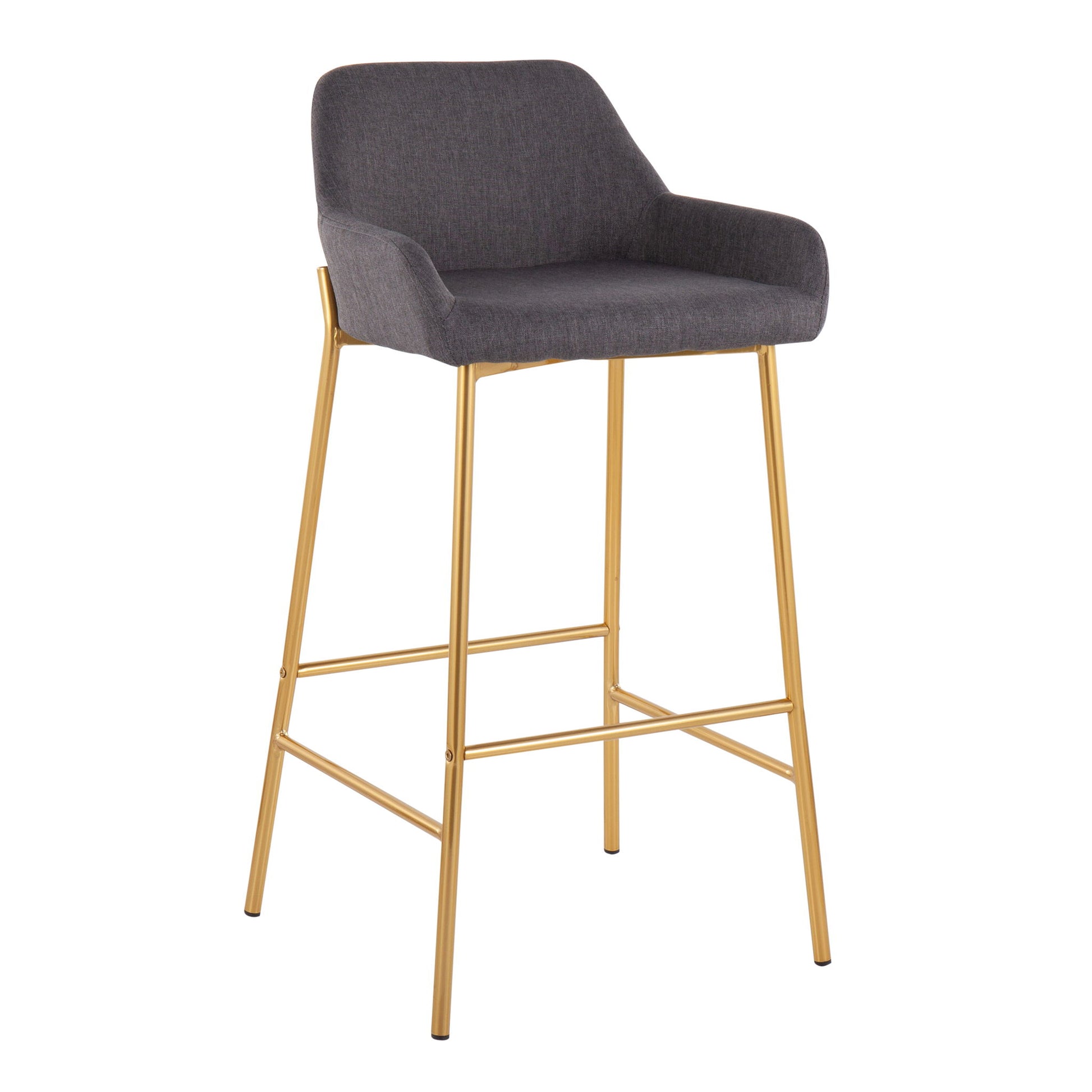 Daniella - Contemporary / Glam Fixed Height Bar Stool (Set of 2) - Best Buy Furniture