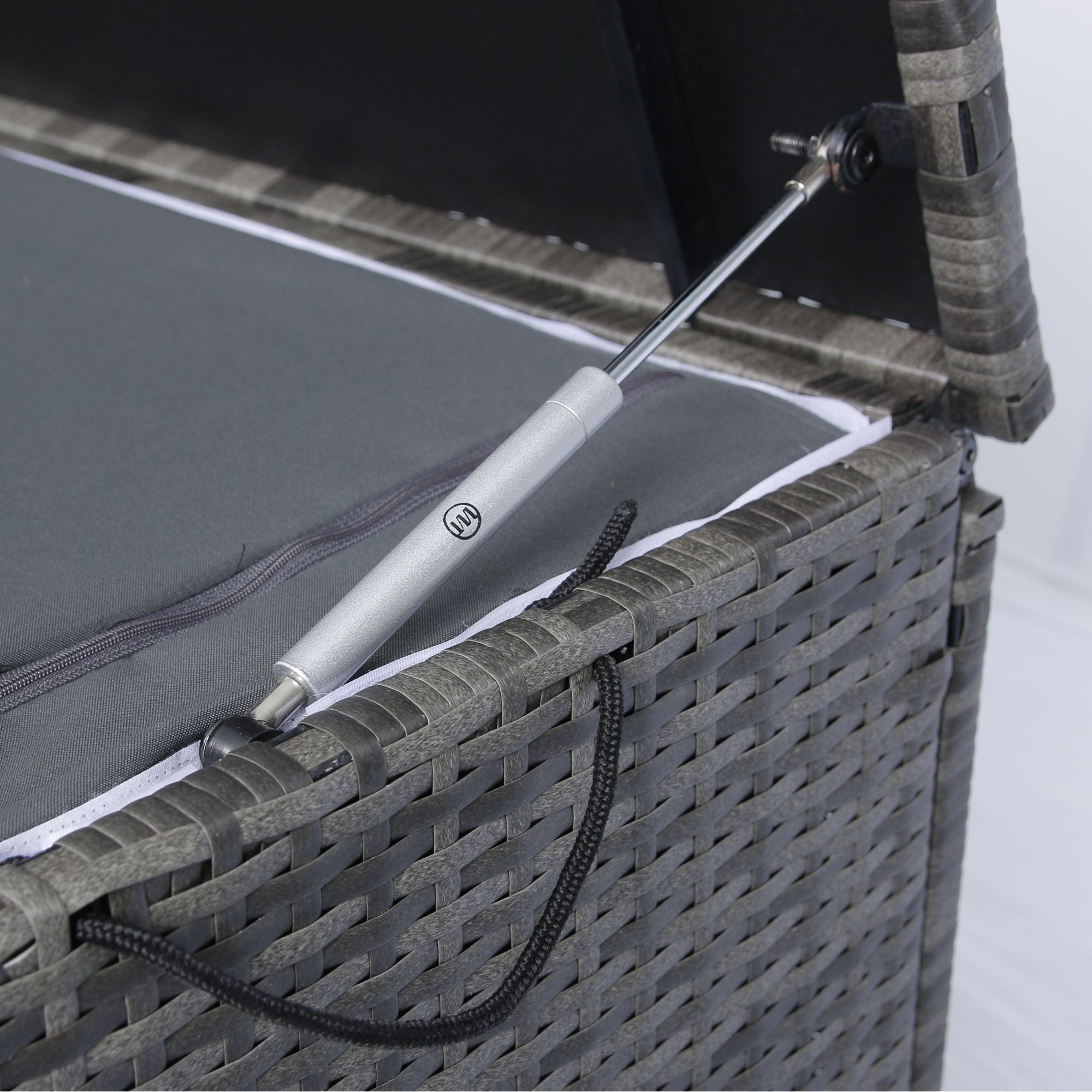 Outdoor Storage Box, Wicker Patio Deck Boxes With Lid, Outdoor Cushion Storage For Kids Toys, Pillows, Towel, Wicker - Best Buy Furniture