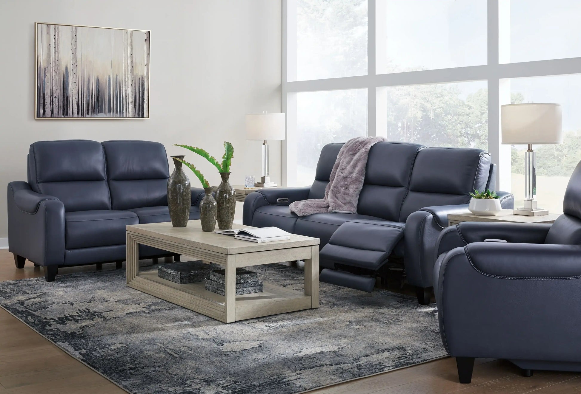 Mercomatic - Reclining Living Room Set - Best Buy Furniture