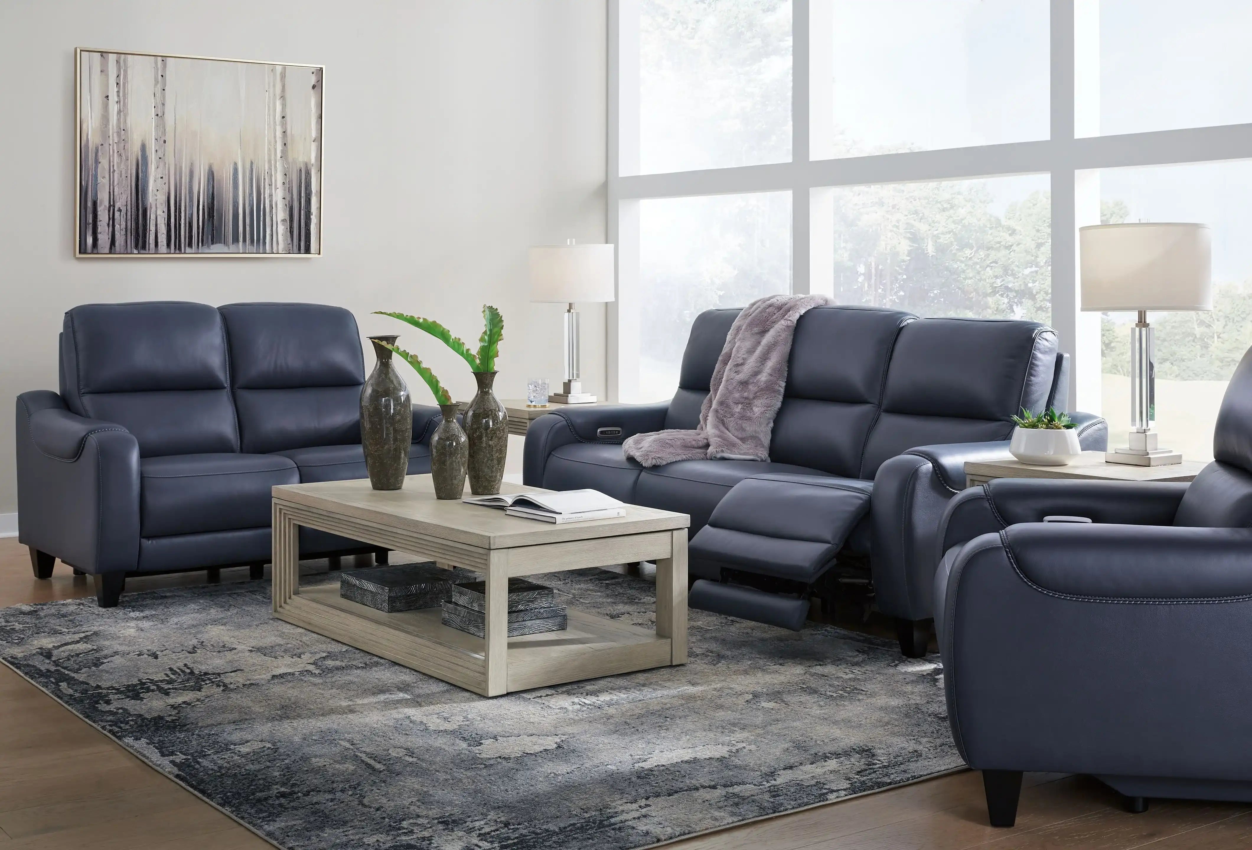 Mercomatic - Reclining Living Room Set - Best Buy Furniture