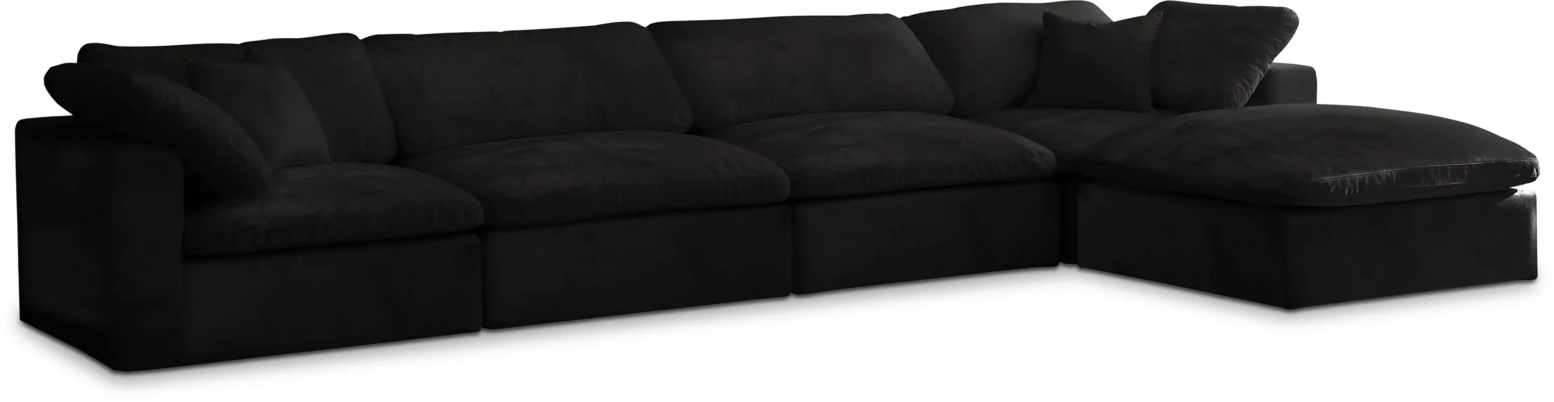 Cozy - 5 Piece Modular Sectional With Chaise - Best Buy Furniture
