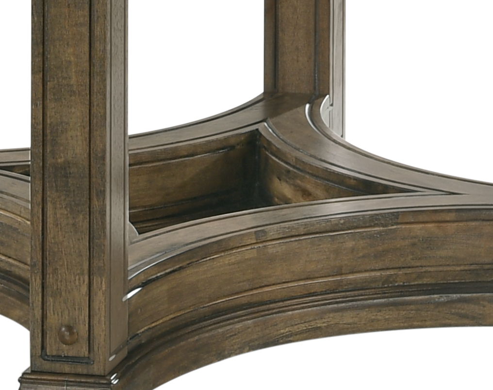 Parfield - 5 Pieces Round Dining Room Set - Light Brown / Oak - Best Buy Furniture